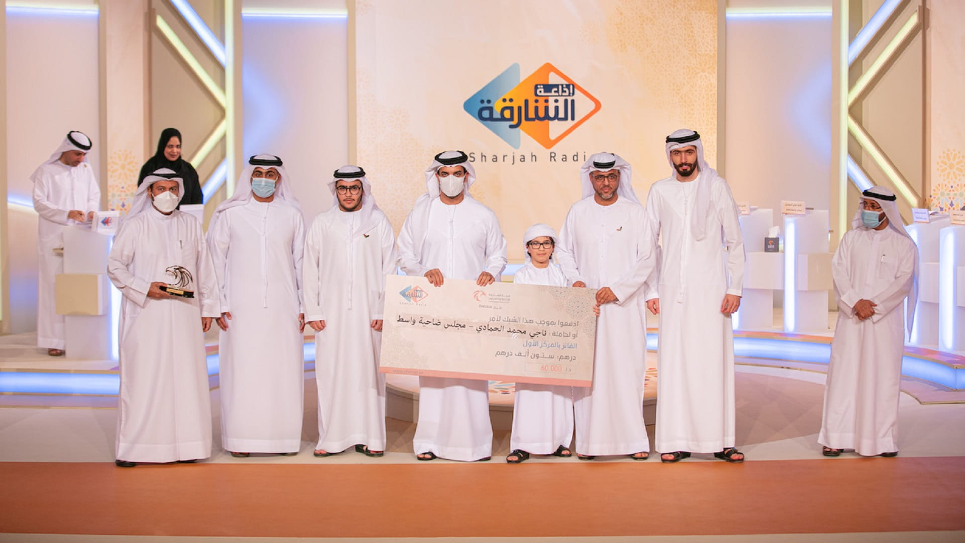 Image for the title: Sultan bin Ahmed honours winners of SBA’s ‘Najam Al Majales’ 