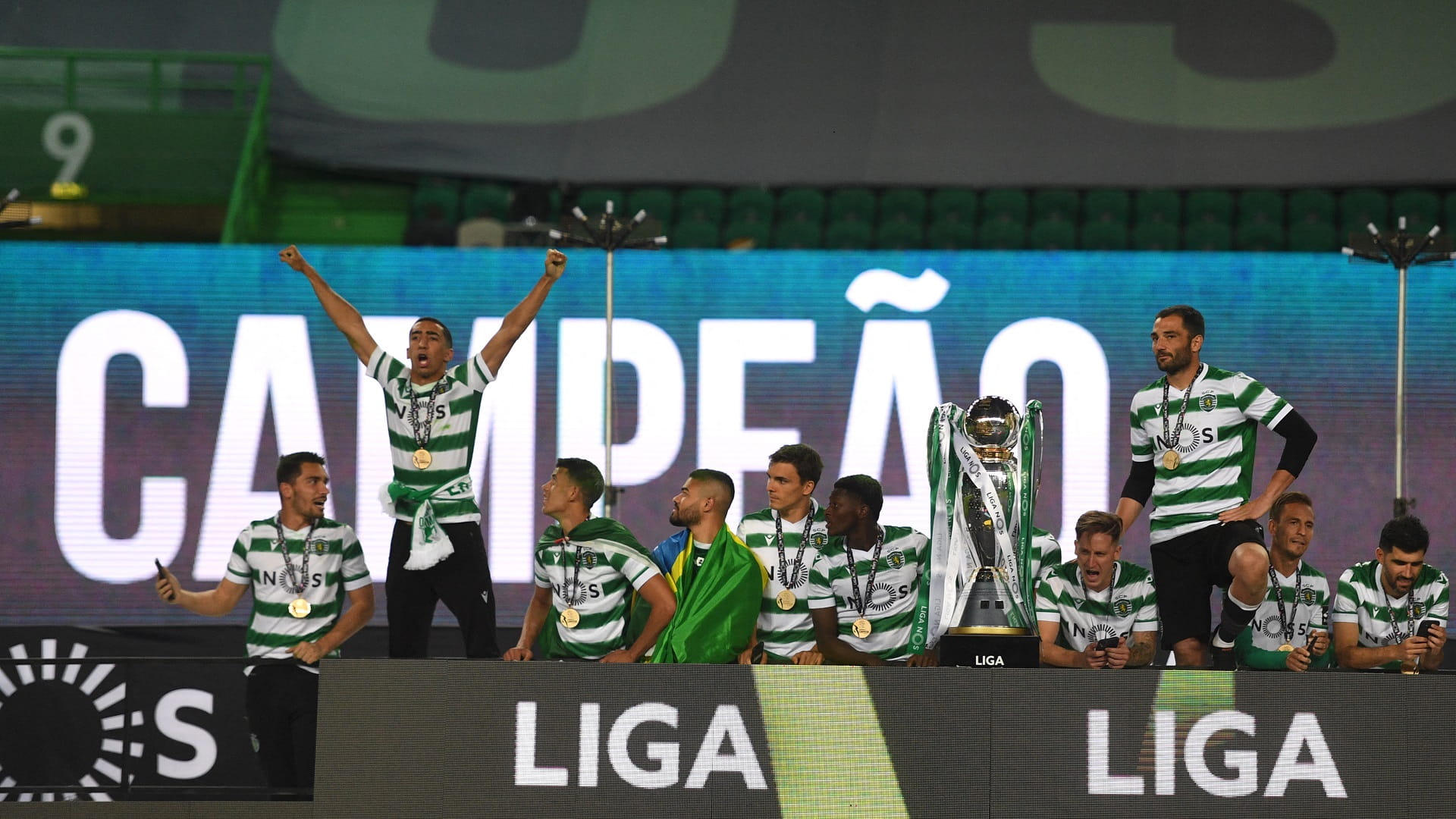 صورة بعنوان: سبورتينج لشبونة يتوّج بلقب الدوري البرتغالي الممتاز  