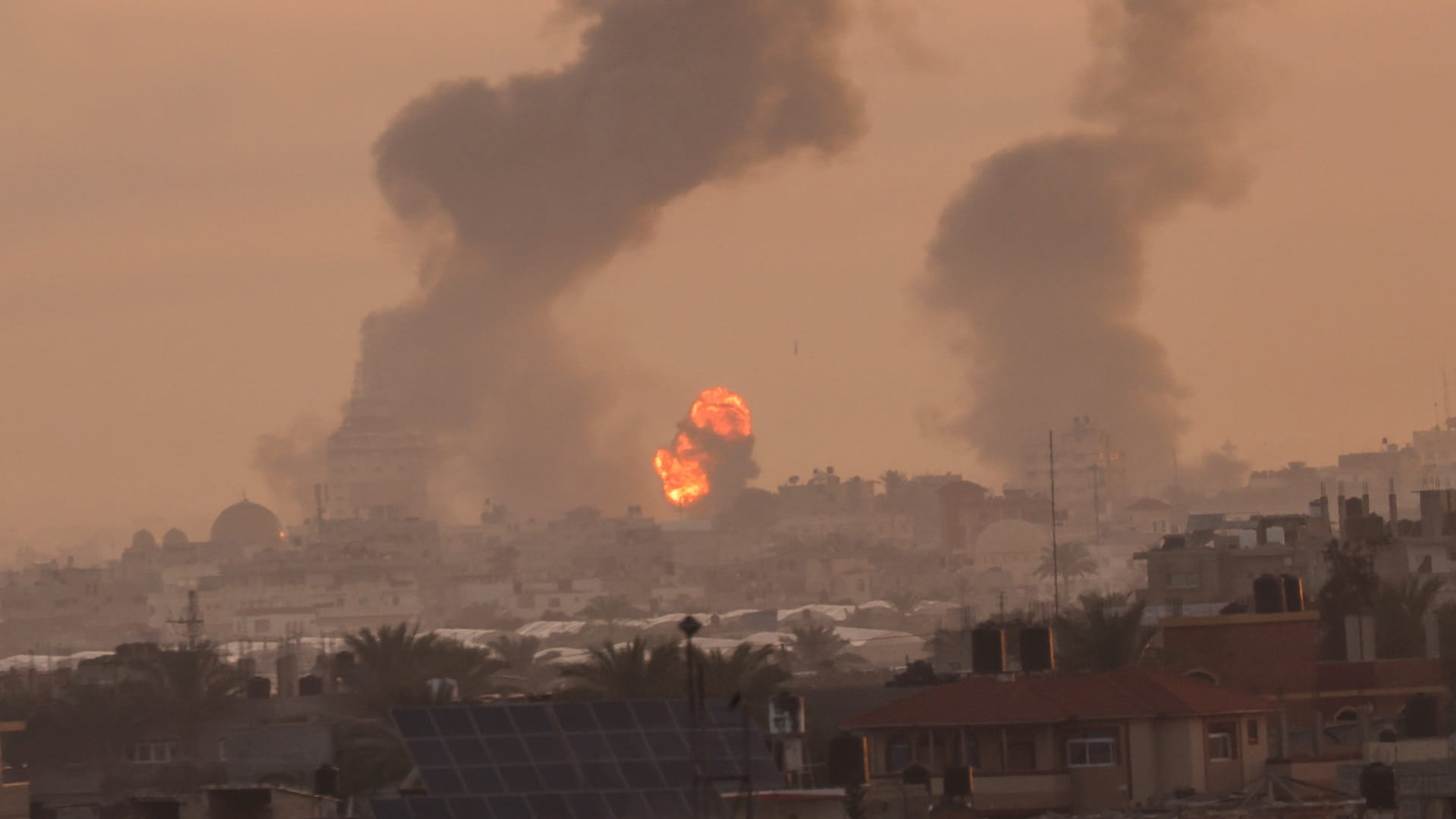 Image for the title: 35 killed in Gaza, 5 in Israel, as violence escalates 