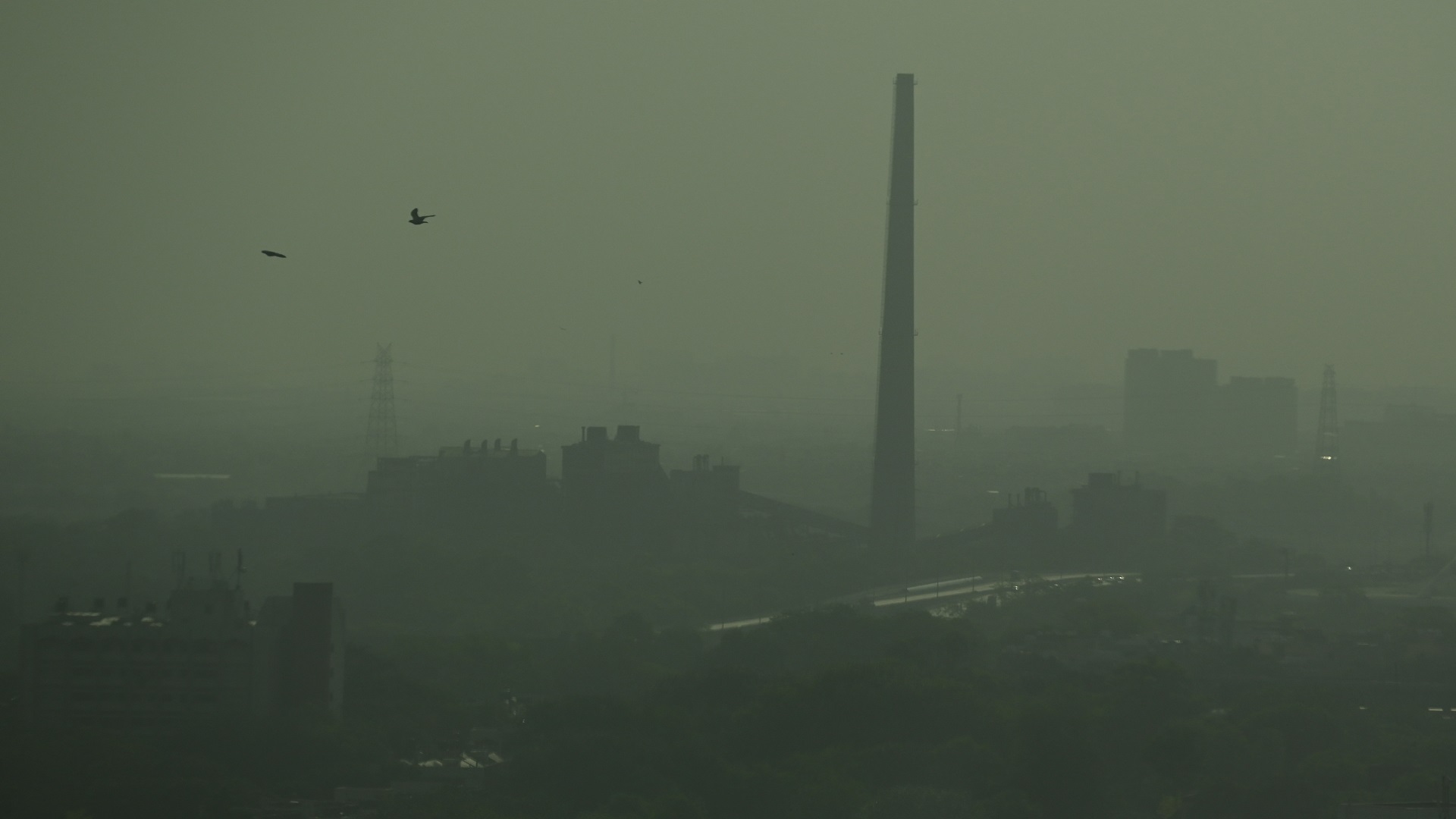 Image for the title: 99 of 100 cities most at risk environmentally in Asia 