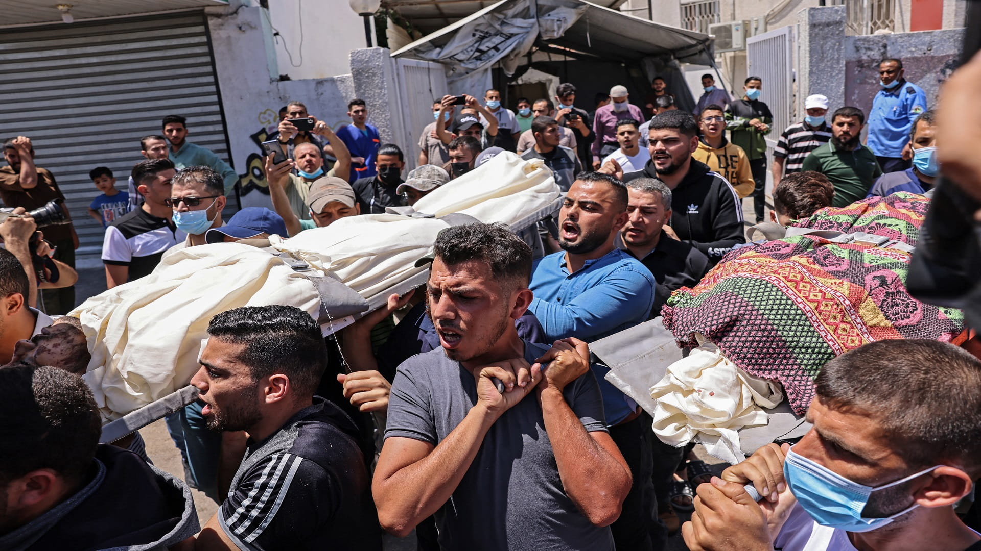 Image for the title: Gaza death toll due to Israeli attacks rises to 103 
