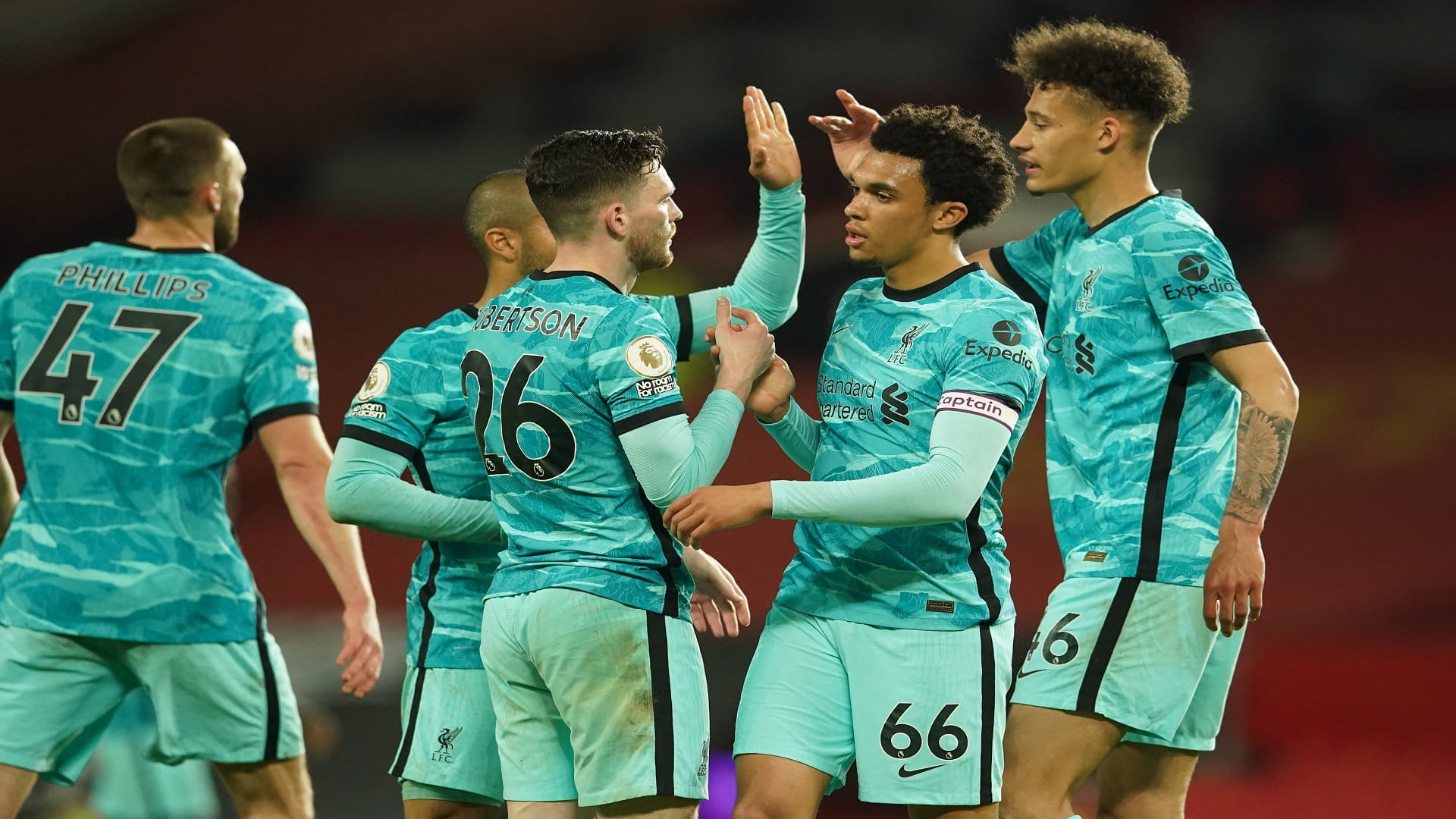 صورة بعنوان: ليفربول يقسو على مانشستر يونايتد في الدوري الإنجليزي الممتاز 