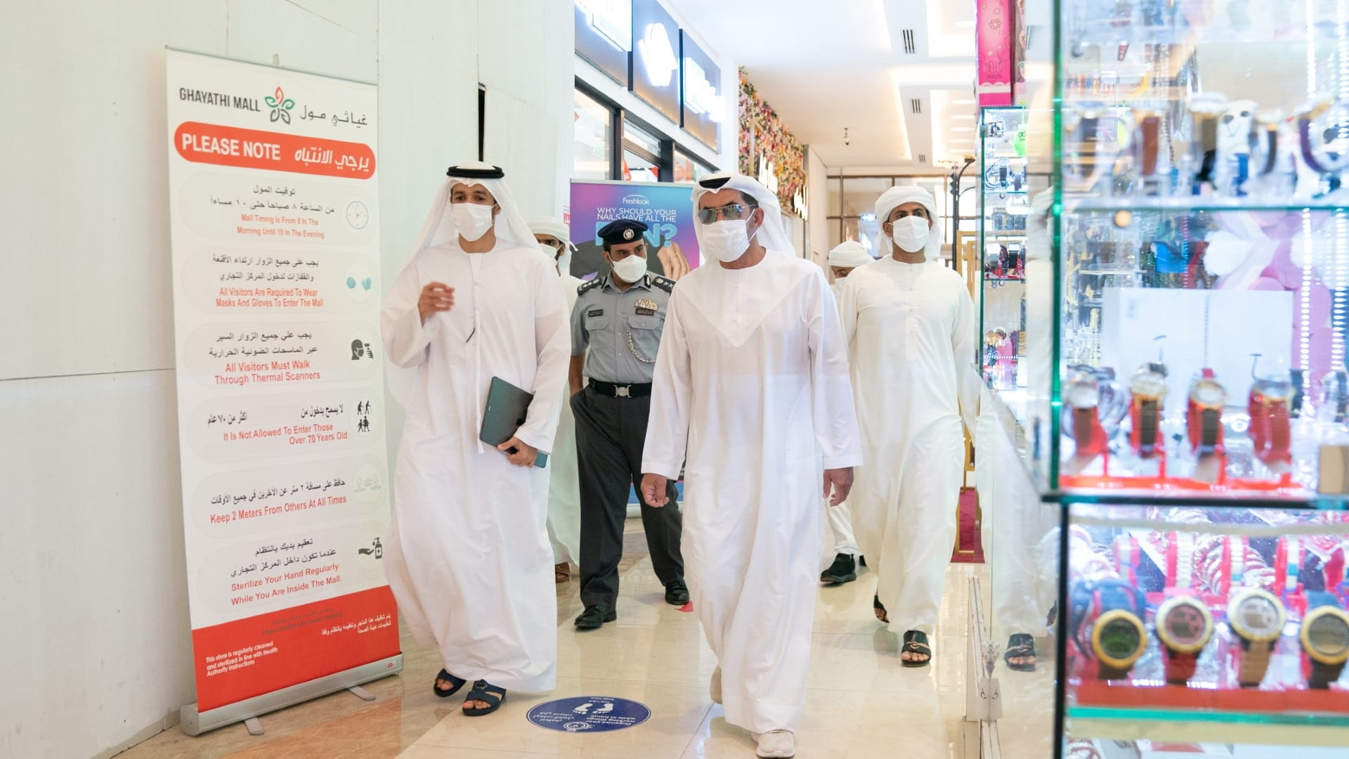 Image for the title: Hamdan bin Zayed visits development projects in Ghayathi 