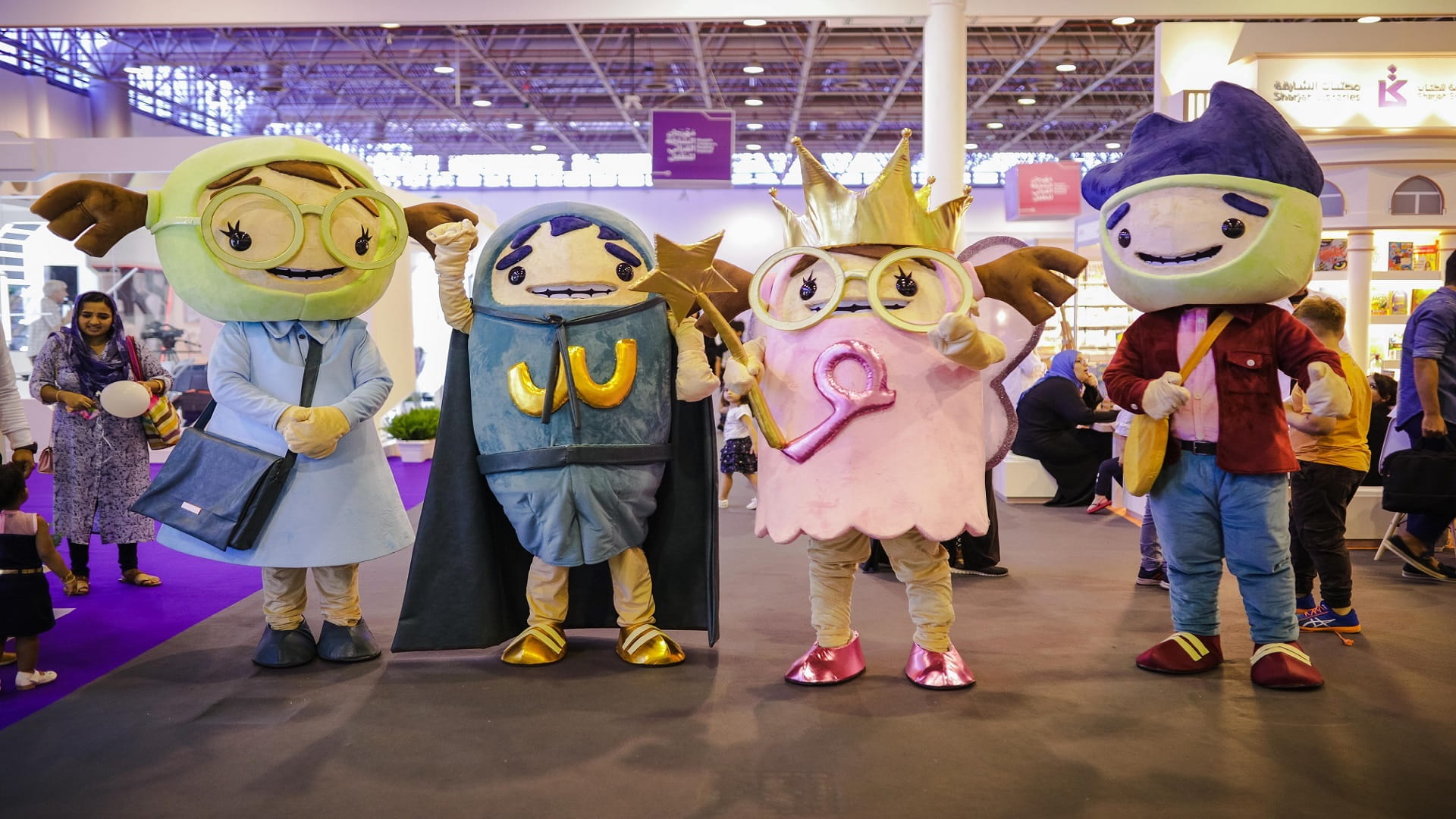 Image for the title: SCRF’s unique mascots entertain crowds with their cheerful antics 