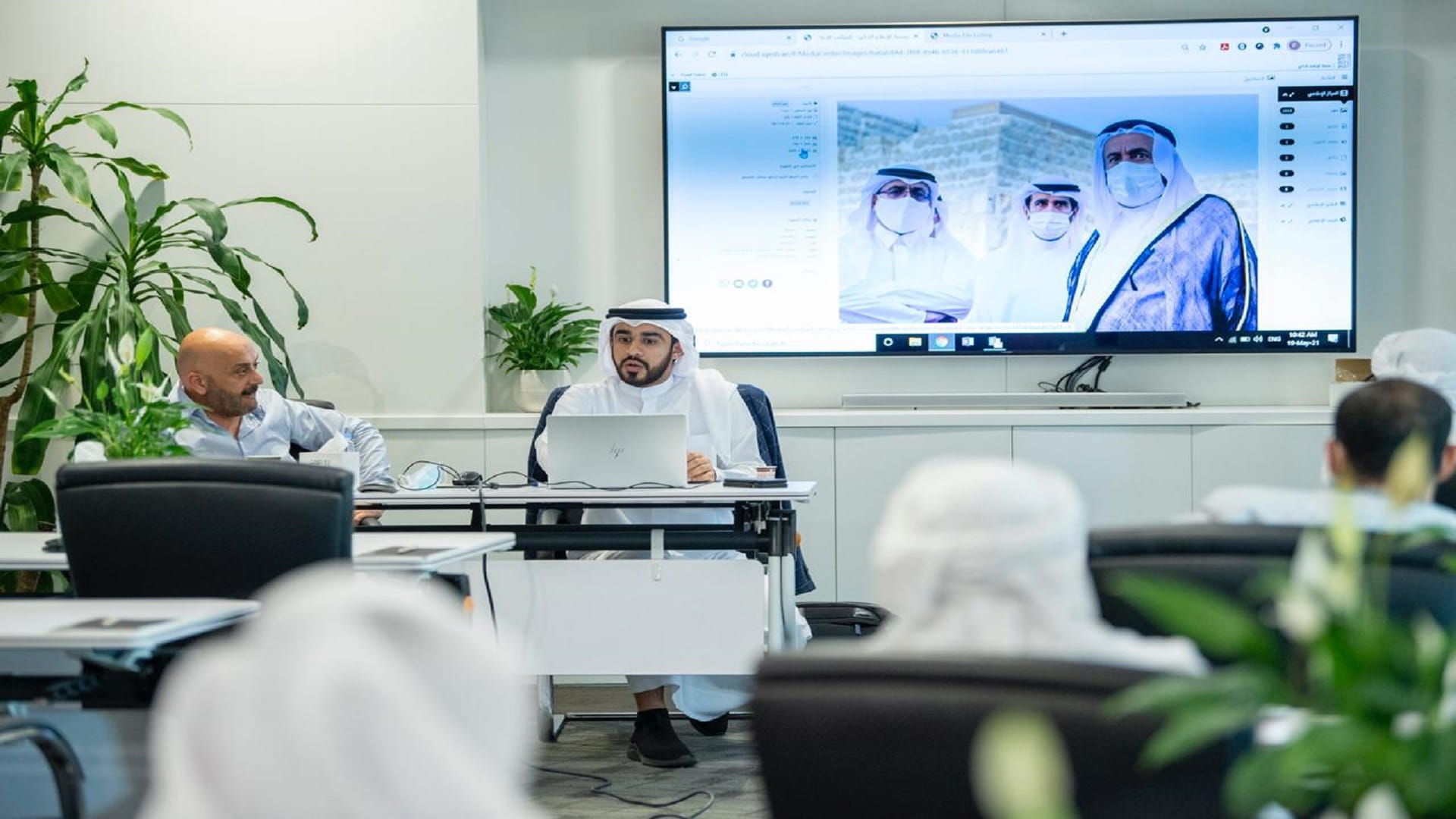 صورة بعنوان: "الشارقة الرياضي" ينظم ورشة تدريبية حول استخدام المنصة الإعلامية 