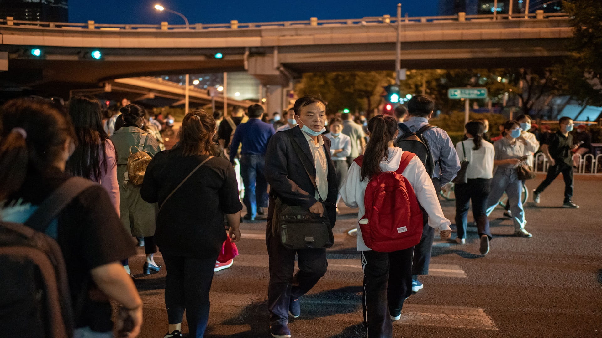 Image for the title: Car drives into crowd in China, killing five 
