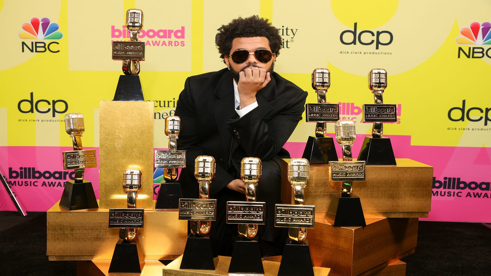 Image for the title: "The Weeknd" wins big at Billboard Music Awards in Los Angeles 
