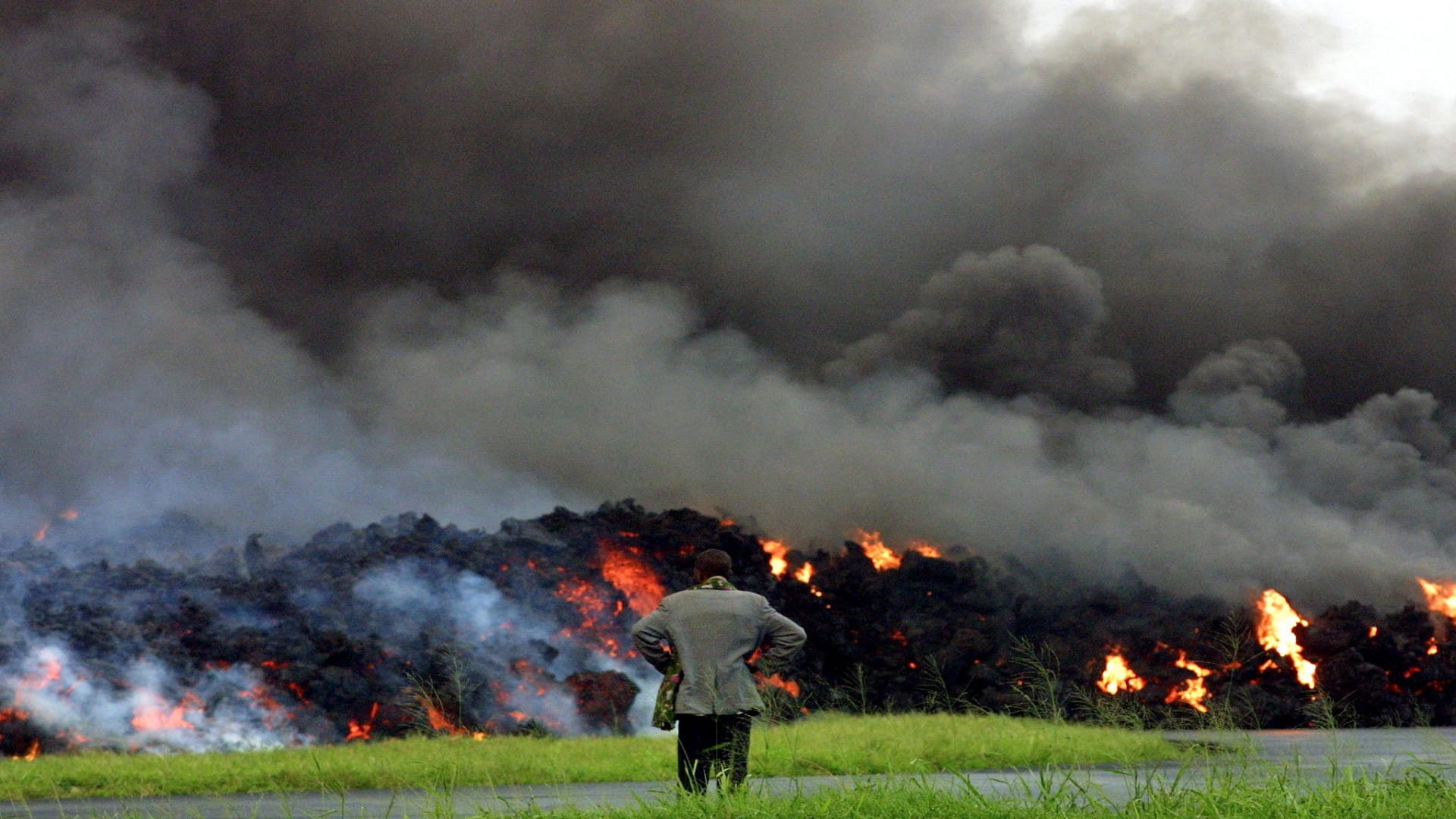 صورة بعنوان: مدينة غوما في الكونغو تتعرض لهزات أرضية قوية تثير هلع السكان 