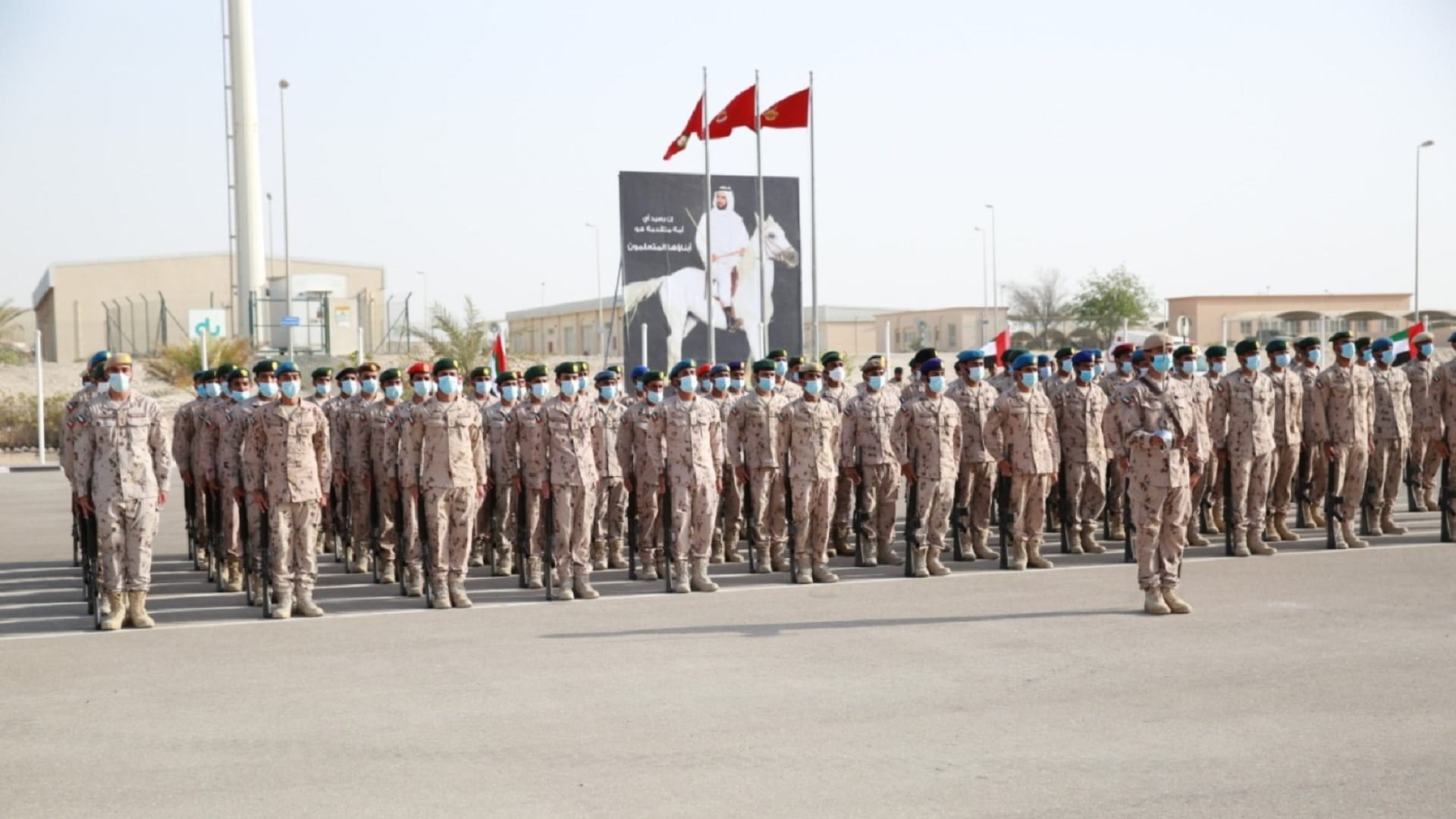 Image for the title: UAE Land Forces Commander attends graduation ceremony 