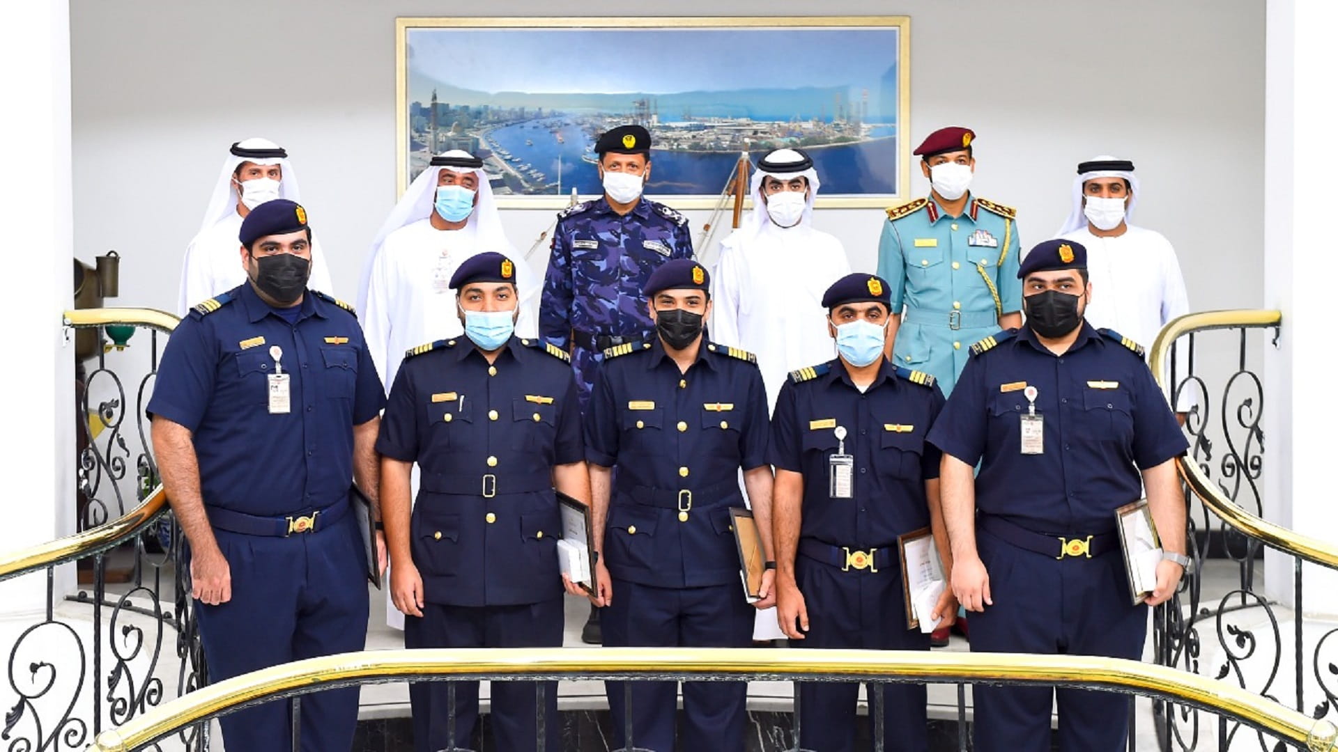 Image for the title: Al Shamsi honours Sharjah Customs employees 