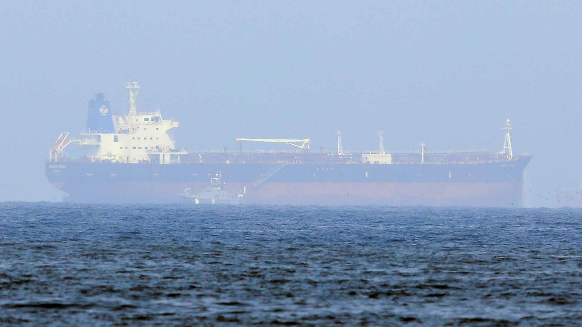 Image for the title: Security sources: Iranian-backed forces seized tanker in A. Gulf 
