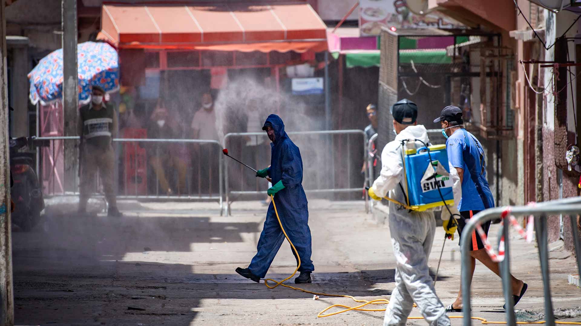 Image for the title: Morocco to extend night curfew to limit COVID-19 surge 