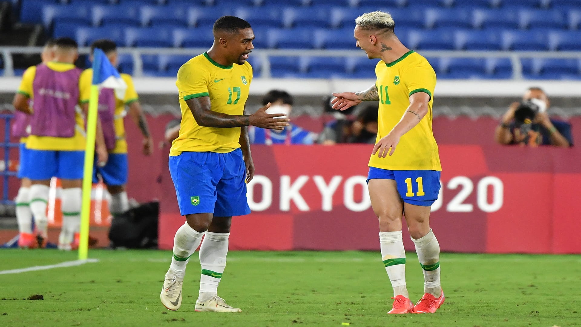 Image for the title: Olympics-Soccer-Brazil beat Spain to win gold medal 