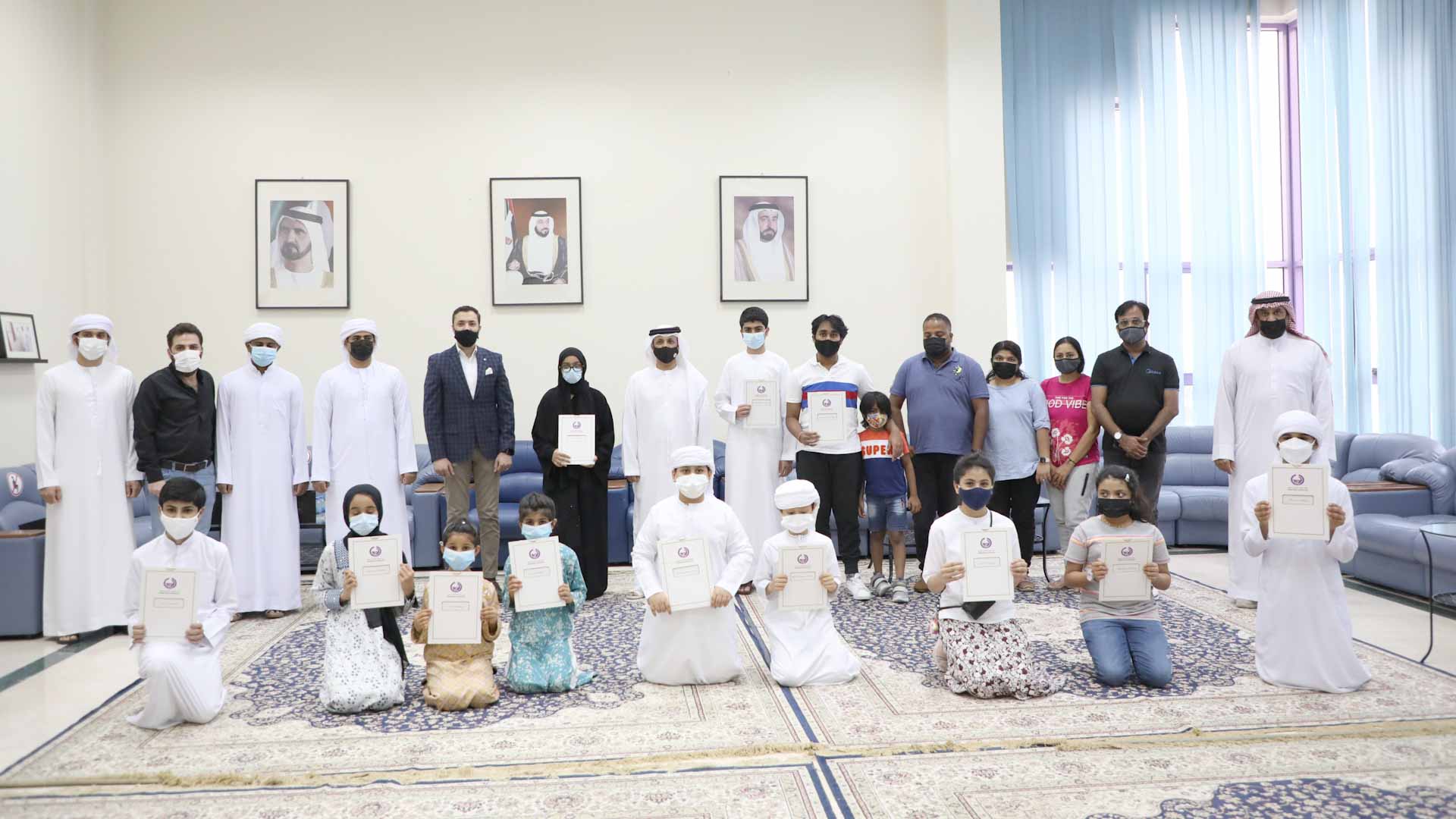 صورة بعنوان: نادي الذيد يكرم الفائزين في مسابقته الافتراضية للشطرنج 