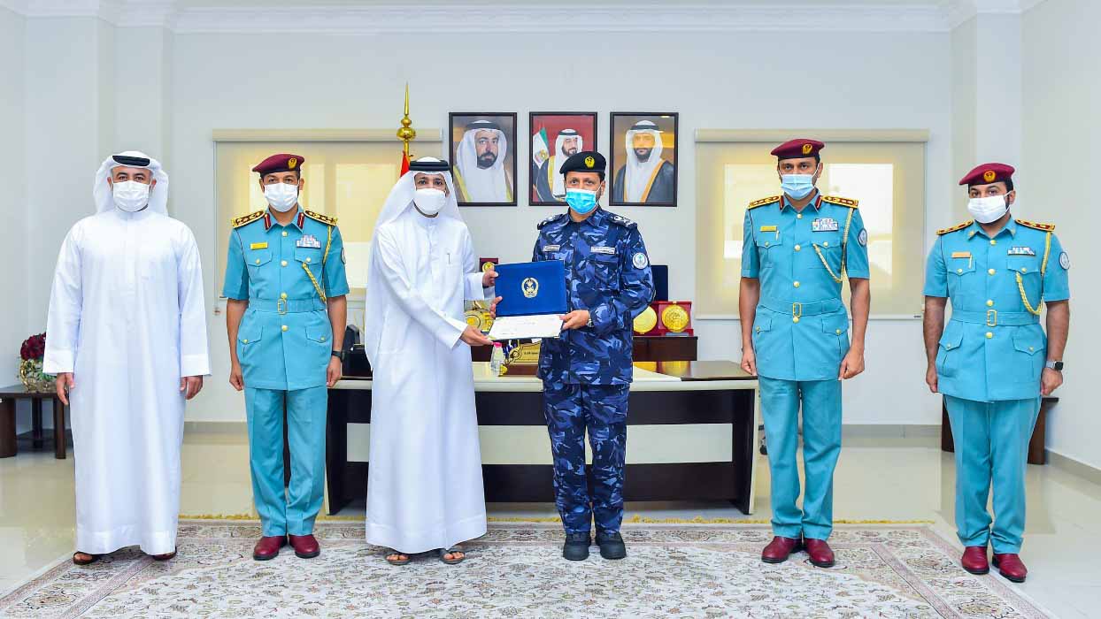 Image for the title: Major General Al Shamsi honours Al Khalidiyah Suburb 