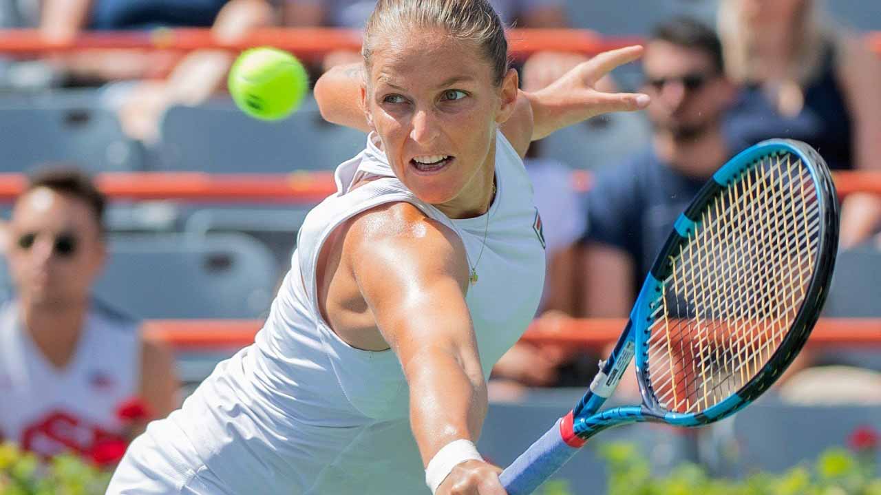 صورة بعنوان: التشيكية بليشكوفا تتأهل لنهائي بطولة مونتريال للتنس  