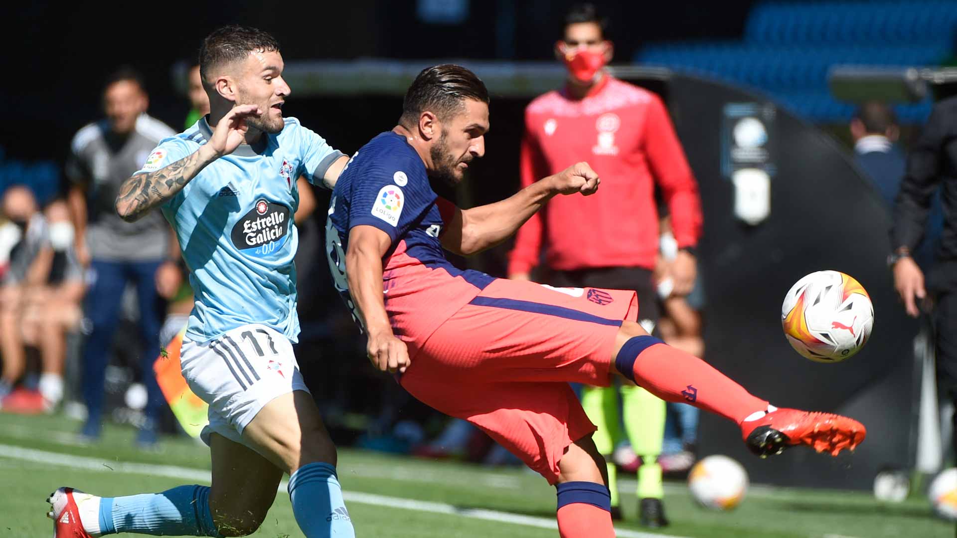 صورة بعنوان: أتلتيكو مدريد يتخطى بصعوبة سلتا فيجو بالدوري الإسباني 