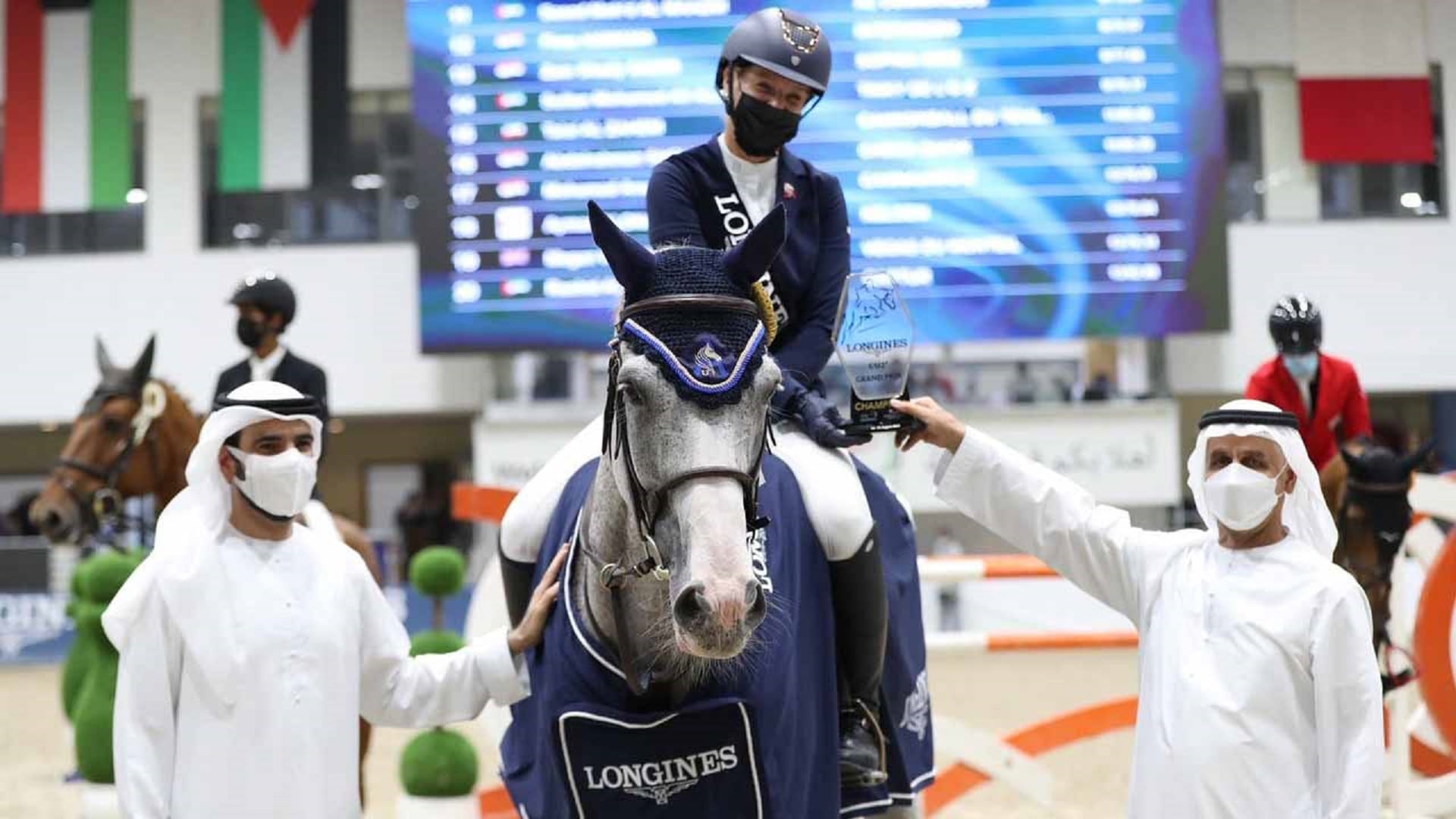 Image for the title: Norwegian equestrian wins Sharjah Int’l Show Jumping Championship 