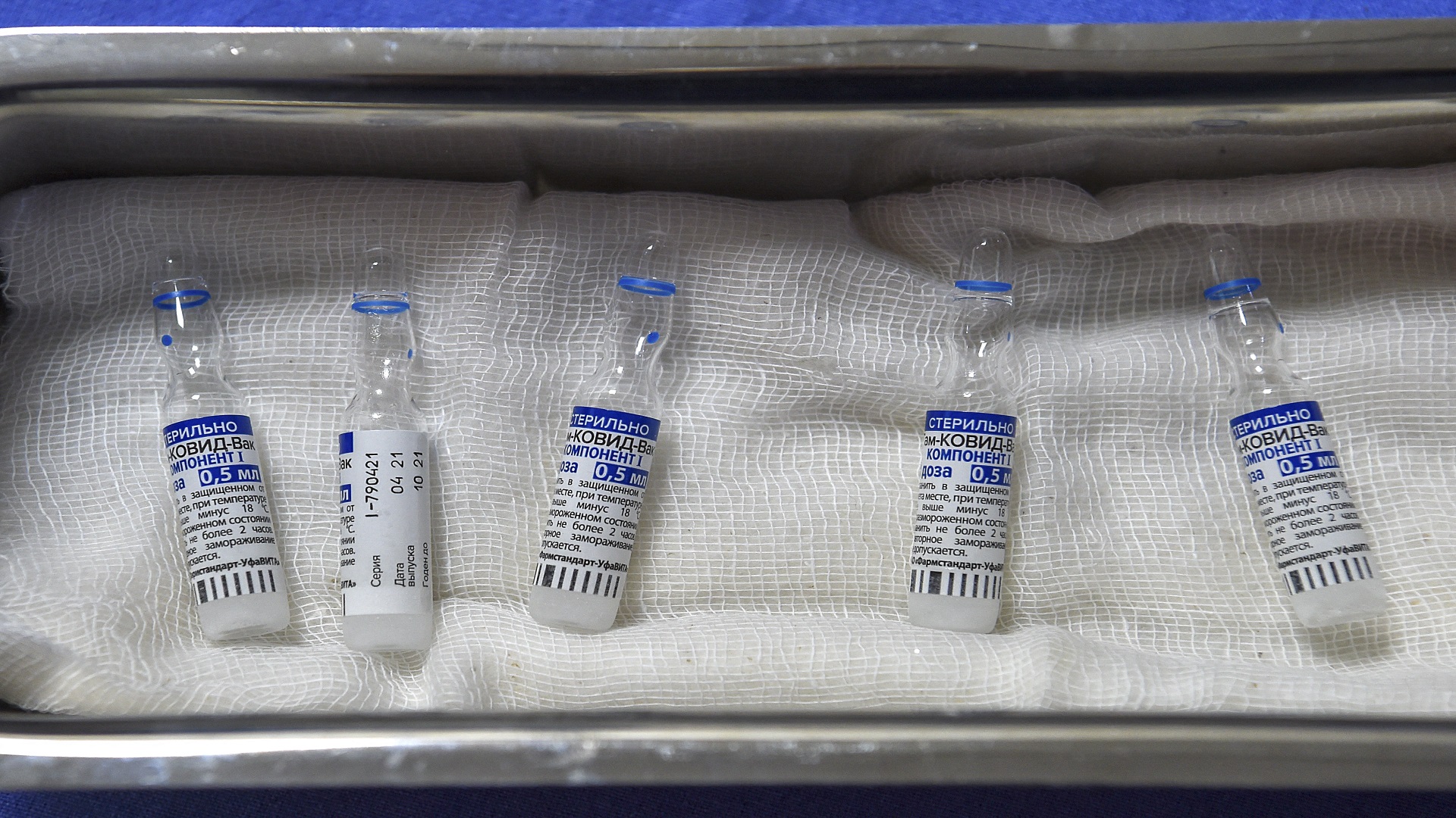 Image for the title: Russian researchers: Sputnik vaccine modified for Delta variant 