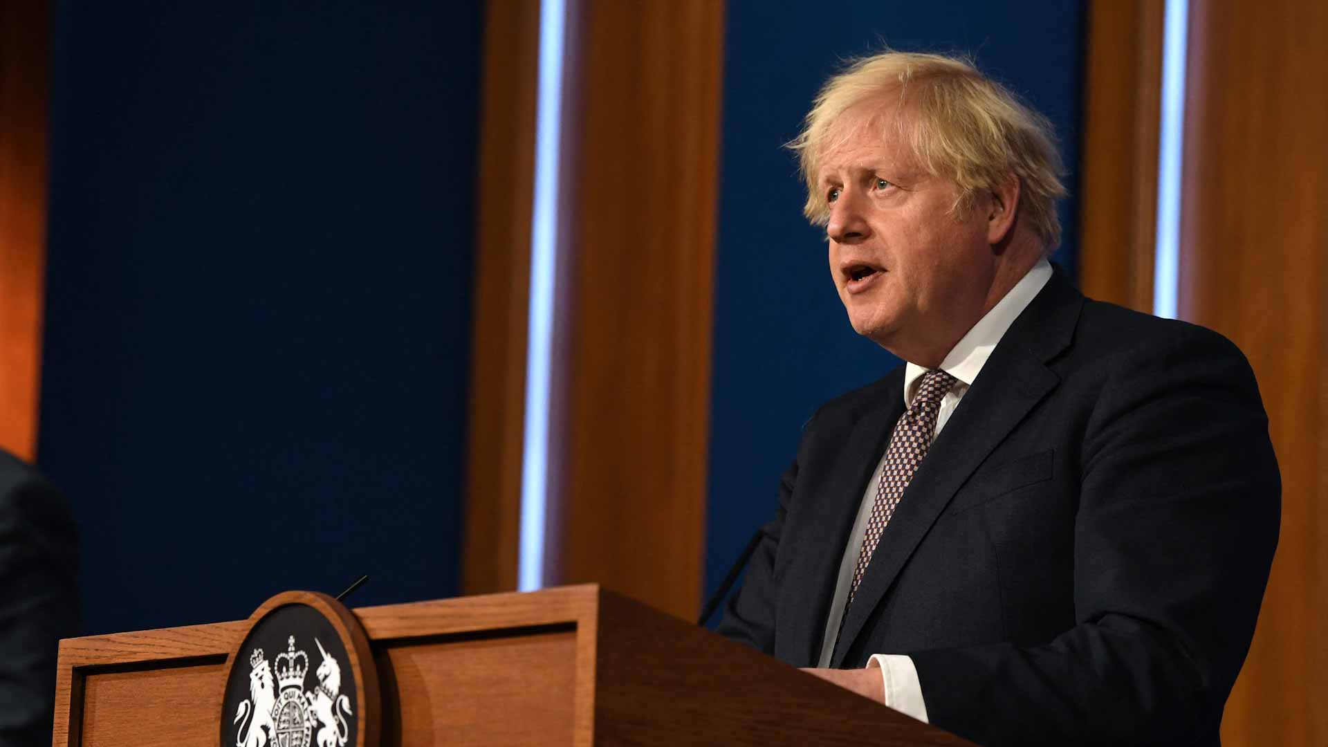 Image for the title: PM Johnson says UK will work with Taliban if needed 