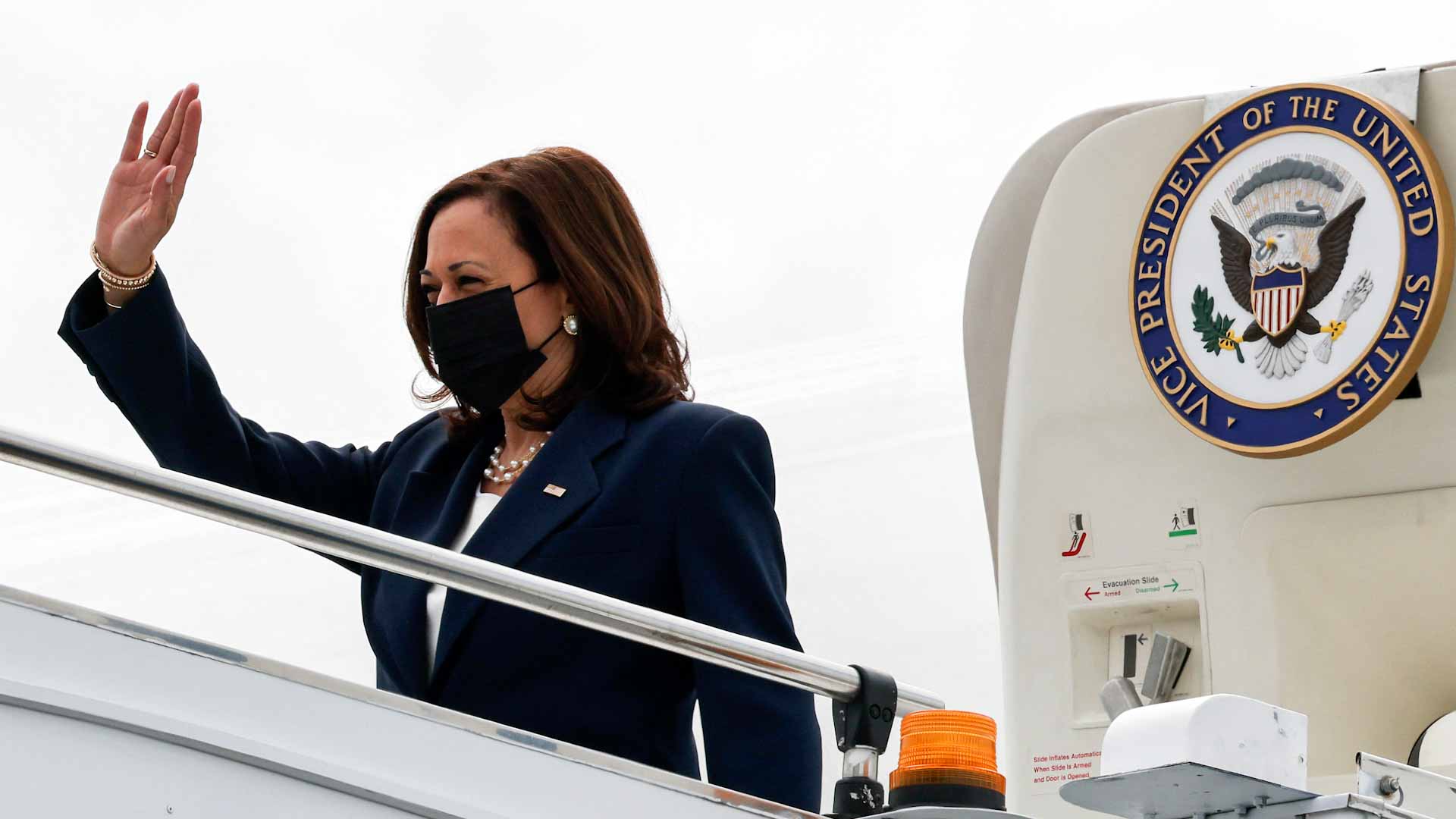 Image for the title: US VP Harris begins Asia trip amid Afghan debacle 