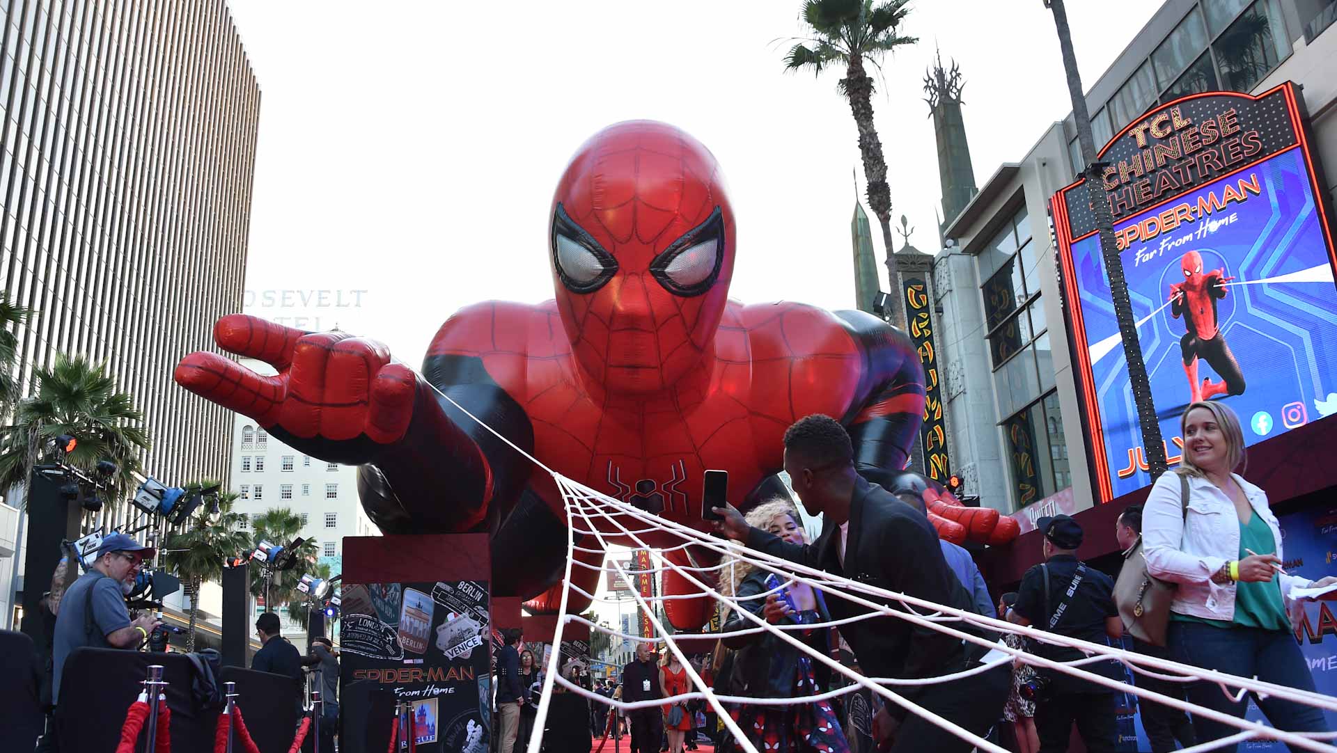 Image for the title: Sony rallies big-screen hopes with 'Spider-Man', 'Ghostbusters' 
