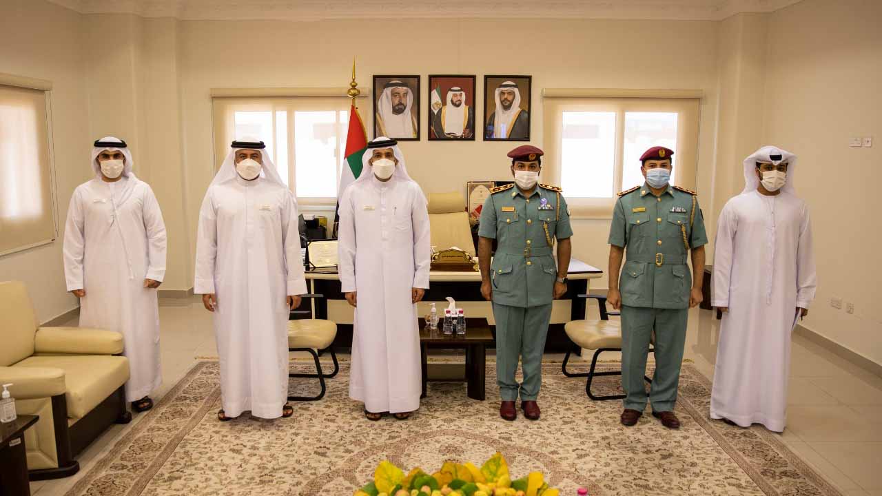 Image for the title: Al Khalidiya Council, Al Buhairah Police discuss security roles 