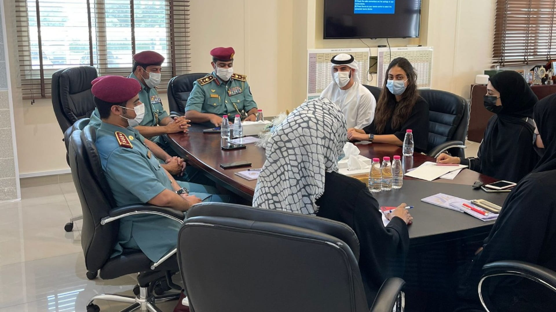 Image for the title: SP holds coordination meeting with Urban Planning Council, Bee'ah  