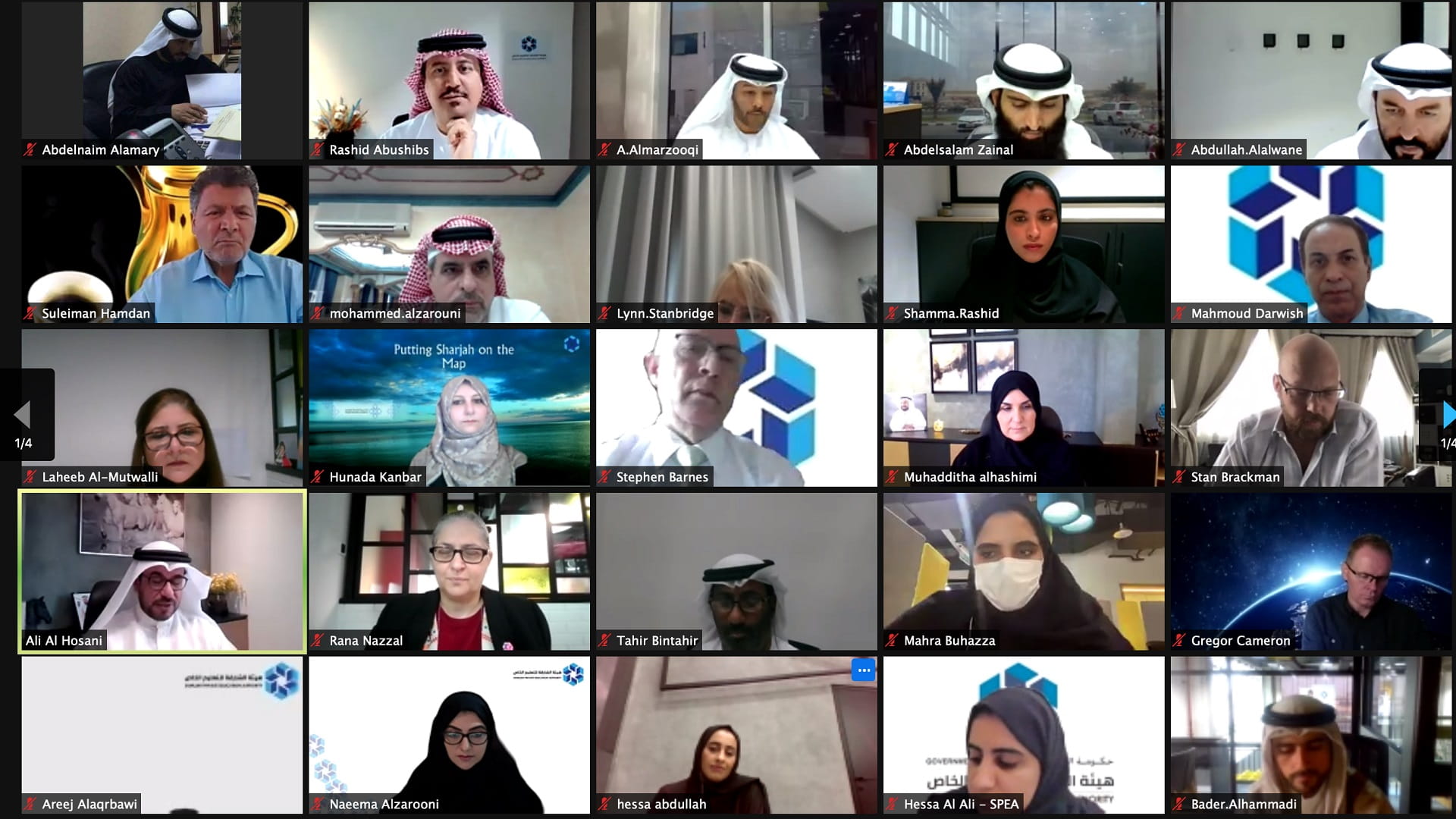 صورة بعنوان: الشارقة للتعليم الخاص تناقش مديري المدارس حول العودة الآمنة للطلبة 