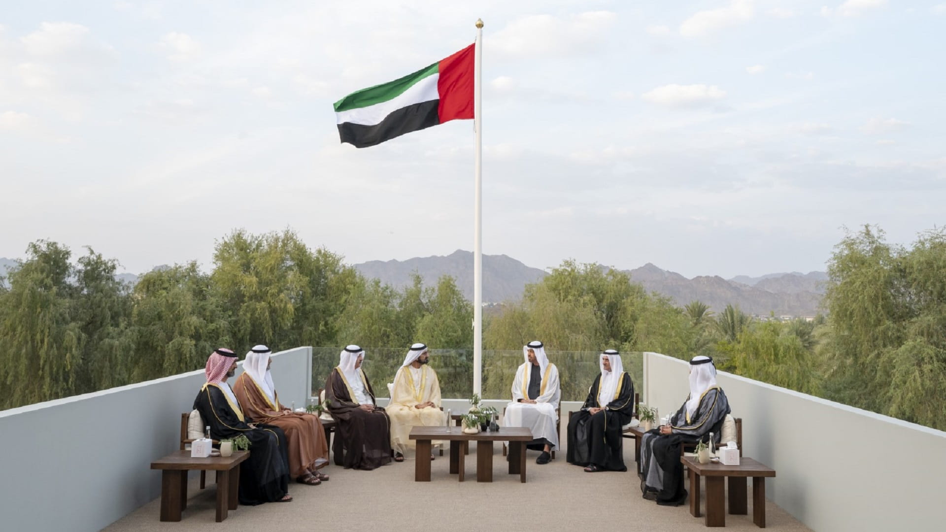 Image for the title: Federal Supreme Council holds meeting in Hatta, Dubai 