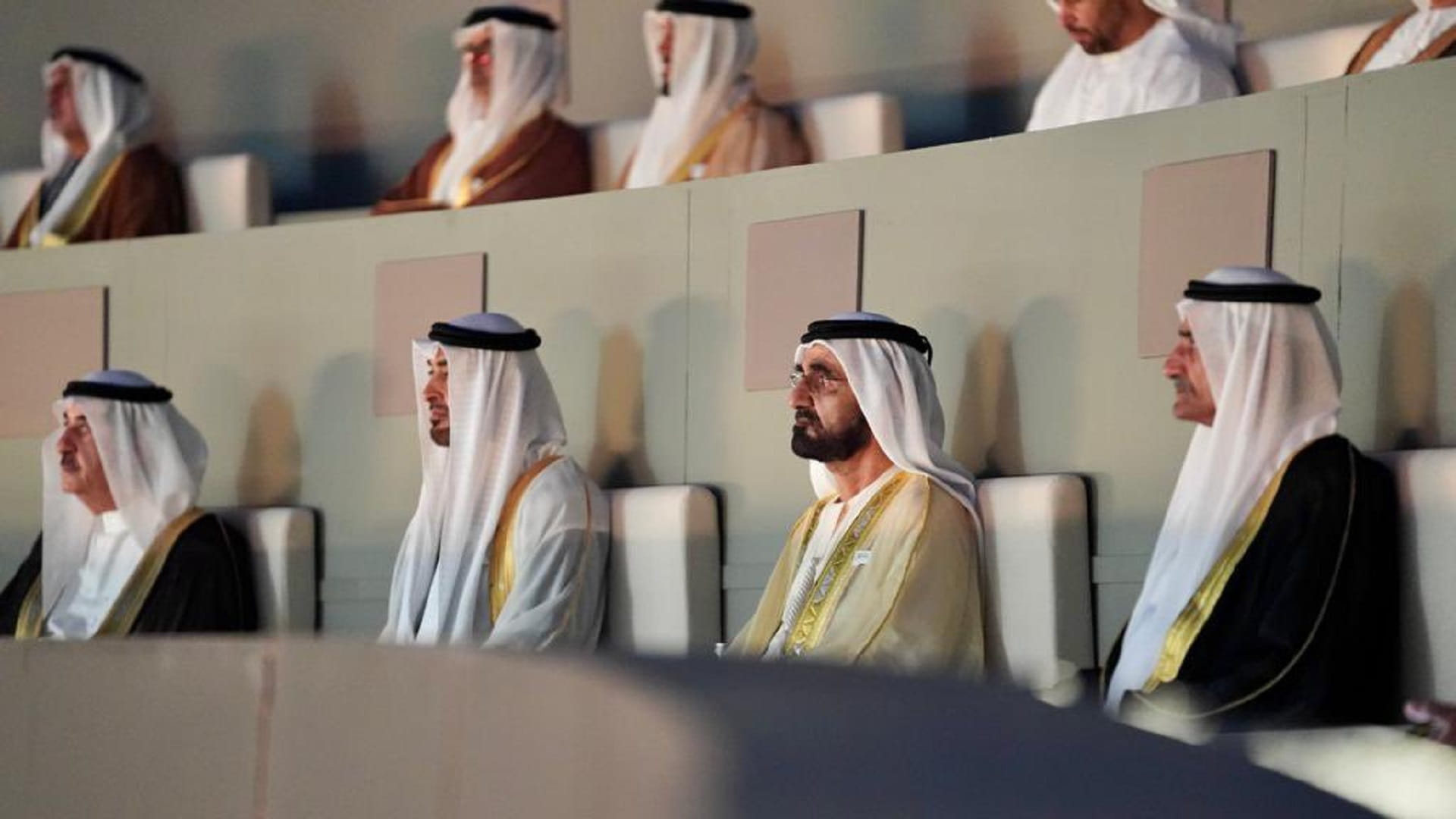 Image for the title: VP, AD CP, Rulers, CPs attend UAE's Golden Jubilee celebrations  