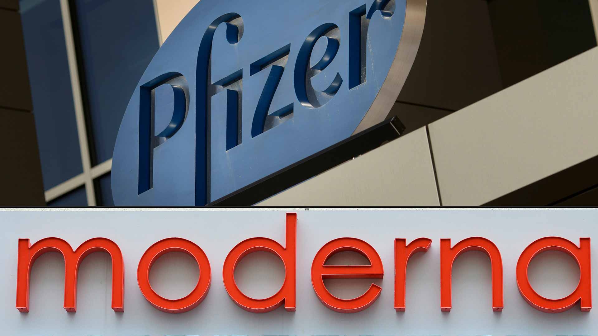 Image for the title: UK agrees deals for 114 mn more Moderna and Pfizer COVID-19 doses 