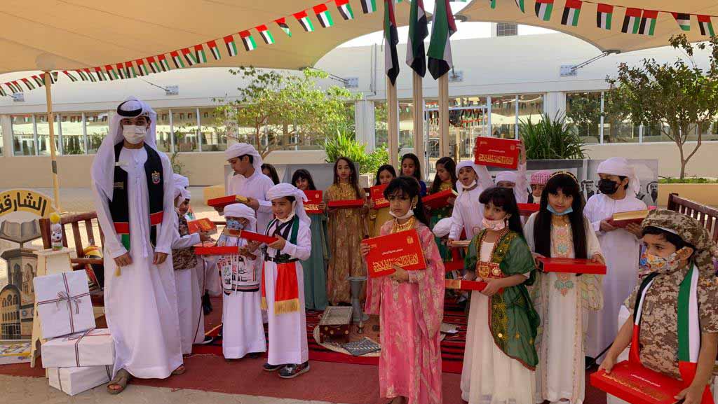 Image for the title: Al Bustan Suburb Council  visits the community on National Day 