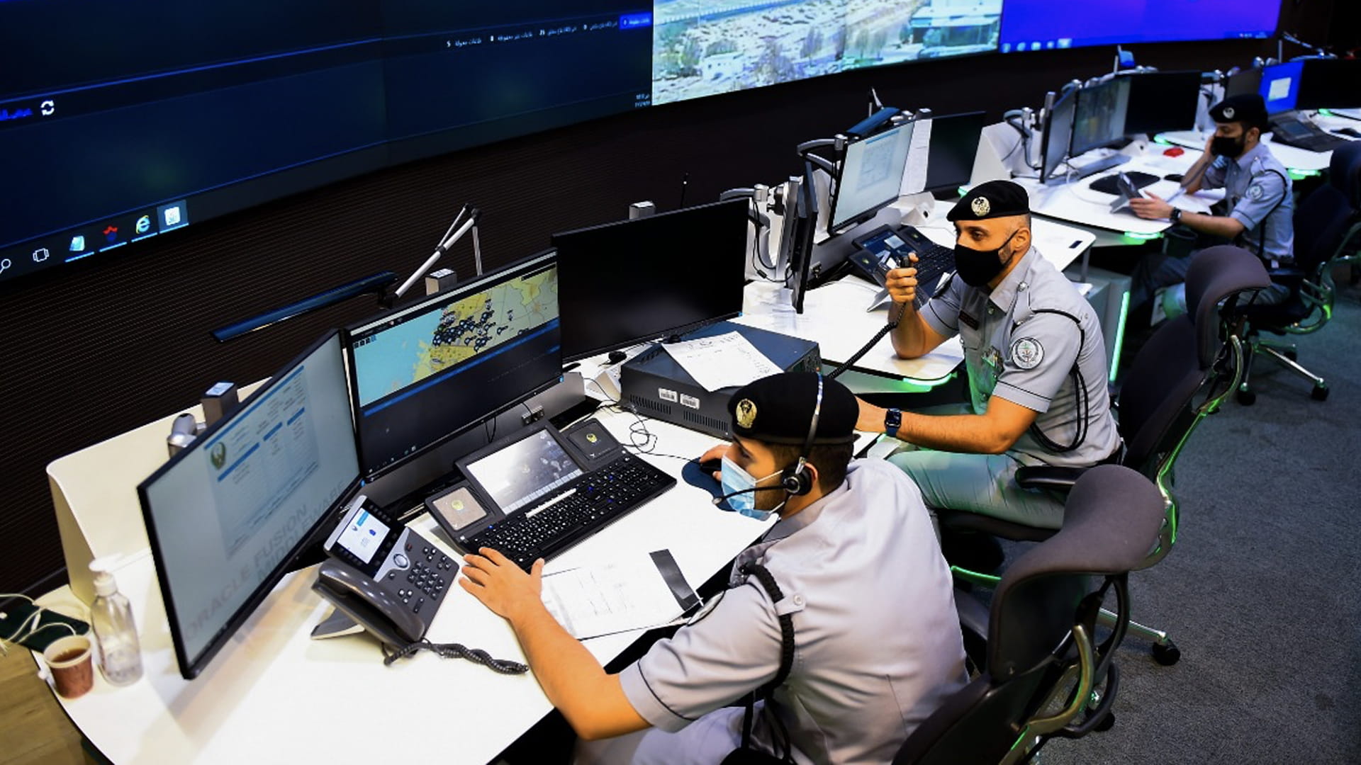 Image for the title: SP answers 13,000 calls on UAE 50th National Day 