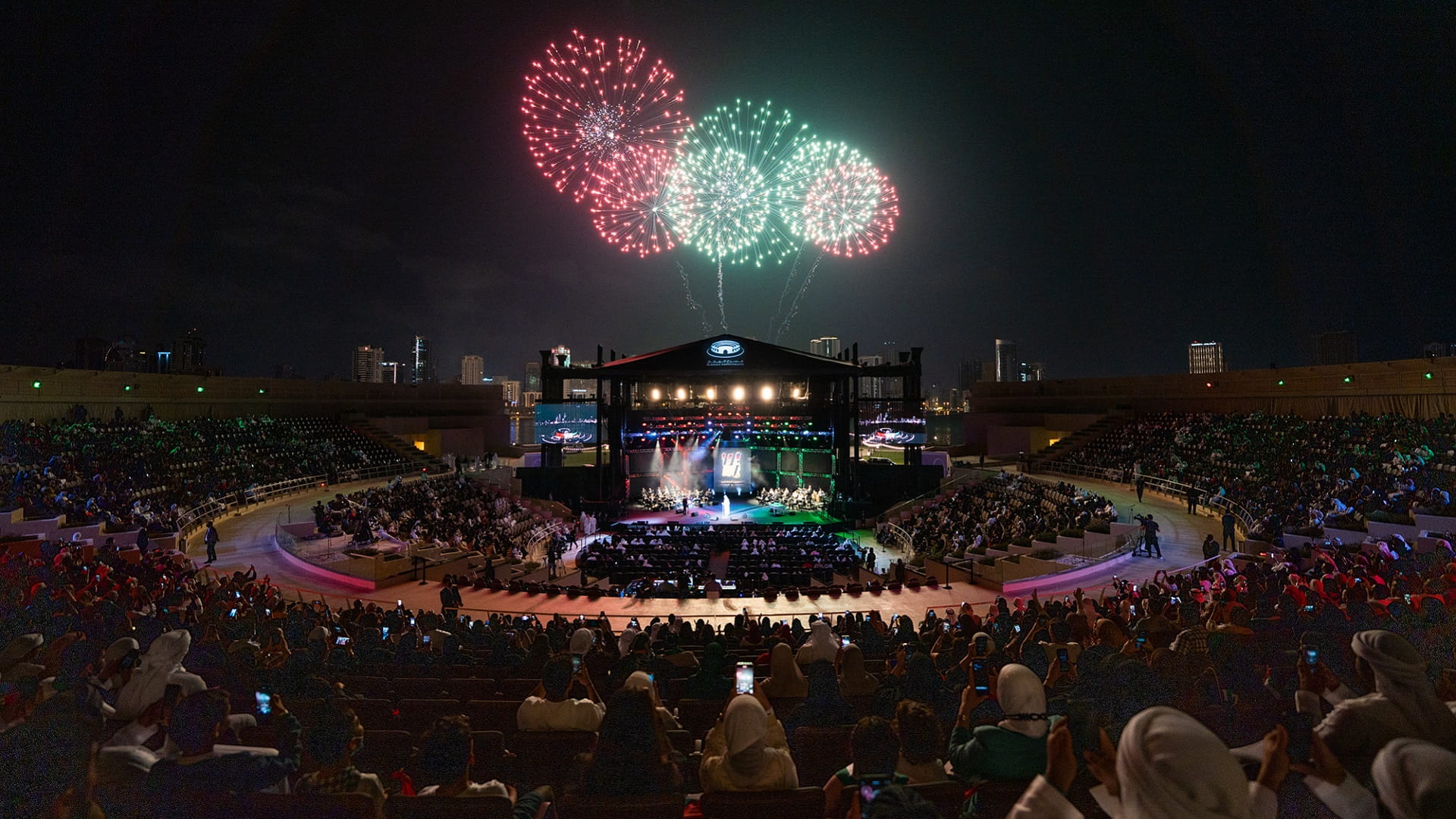 Image for the title: Sharjah concludes Golden Jubilee celebrations with dazzling gig 