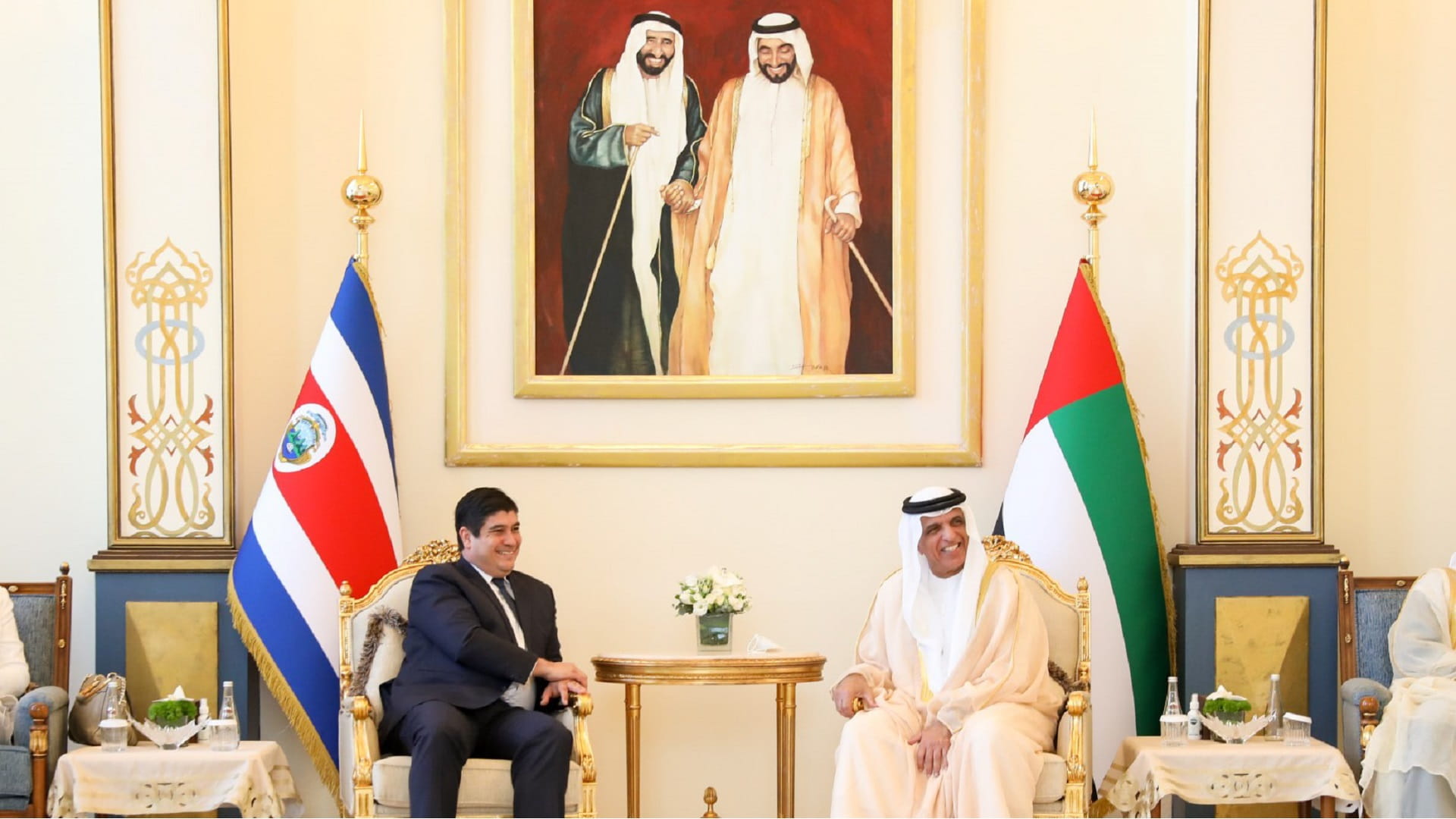 Image for the title: RAK Ruler receives Costa Rican President 