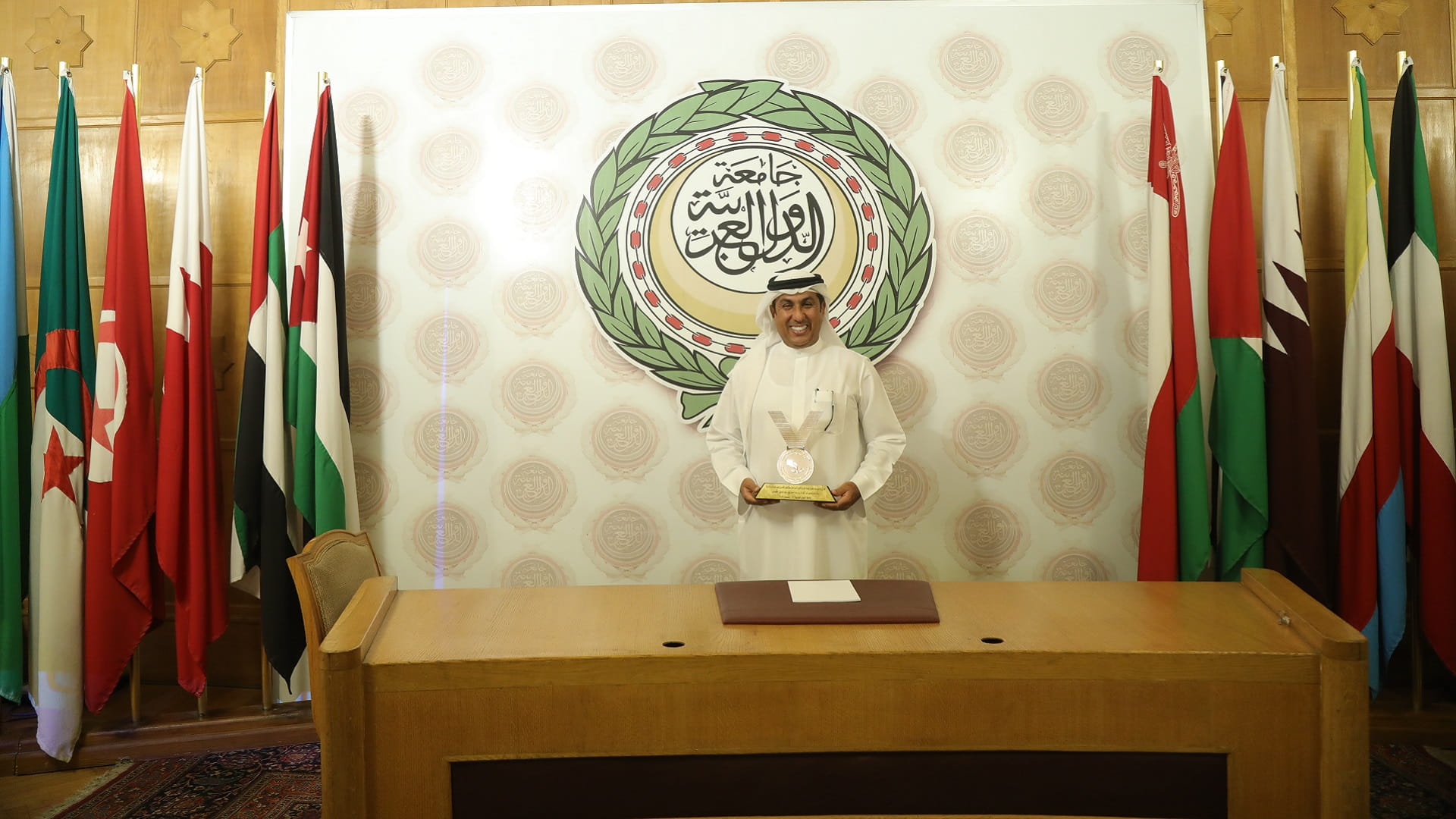 Image for the title: Sharjah Police achieves 1st place in PMFHD Award ceremony 