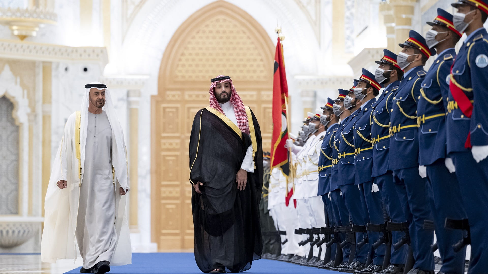 Image for the title: Saudi Crown Prince arrives in Abu Dhabi on a two-day state visit 