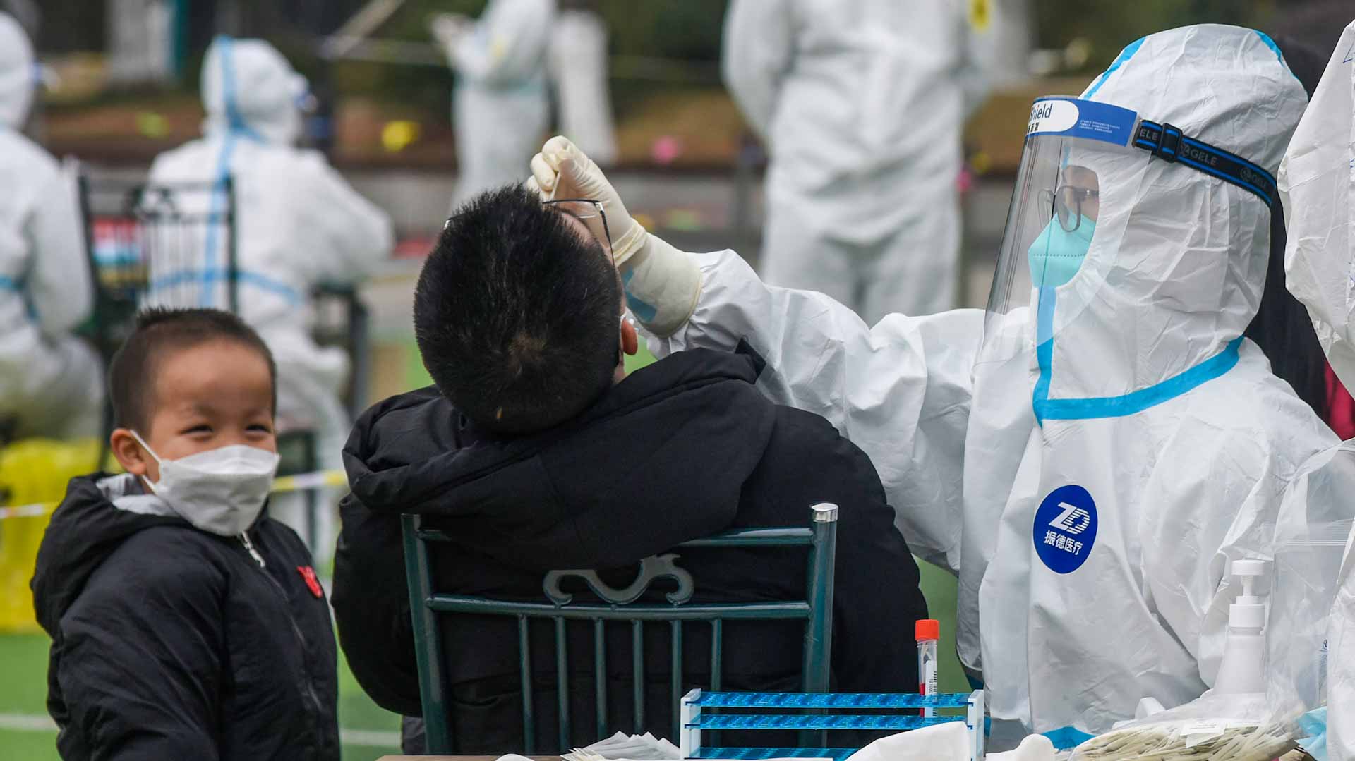 Image for the title: China reports 43 new coronavirus cases 