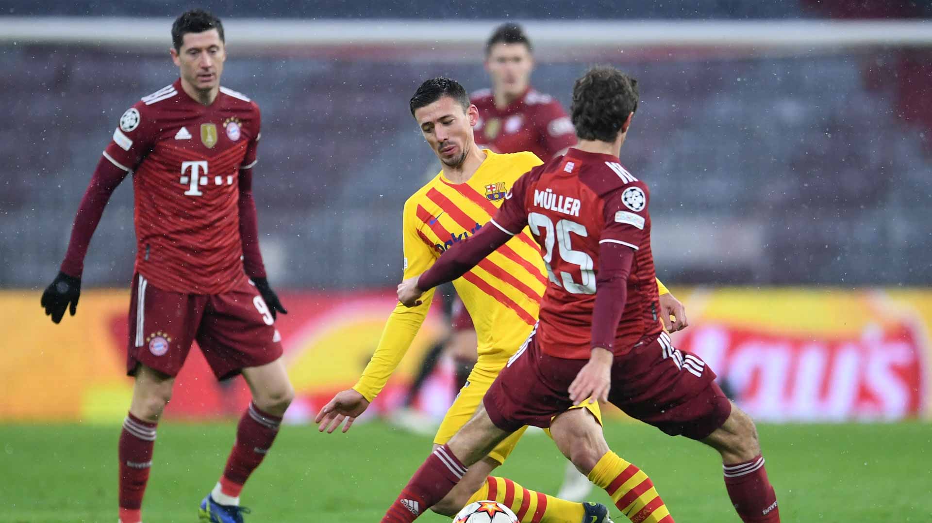 Image for the title: Barca crash out of Champions League with 3-0 loss at Bayern 