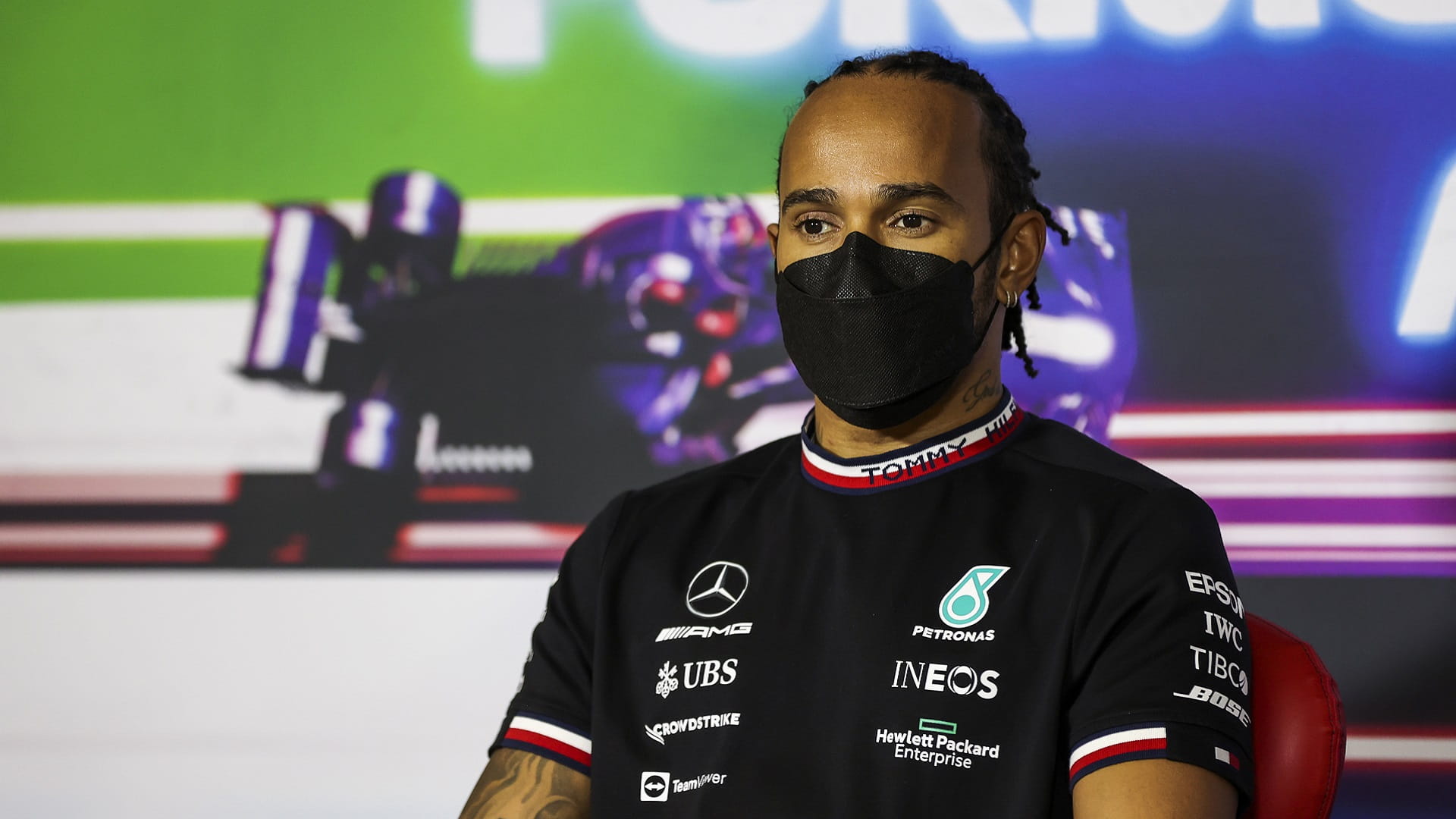 Image for the title: History-chasing Hamilton tops Abu Dhabi practice 