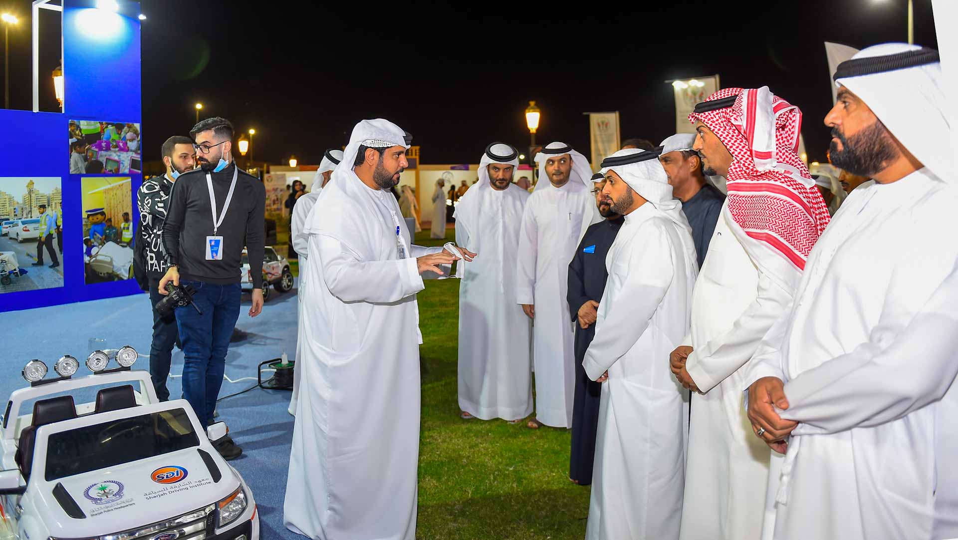 Image for the title: Sharjah Police participates in 10th edition of Dawahi Festival 