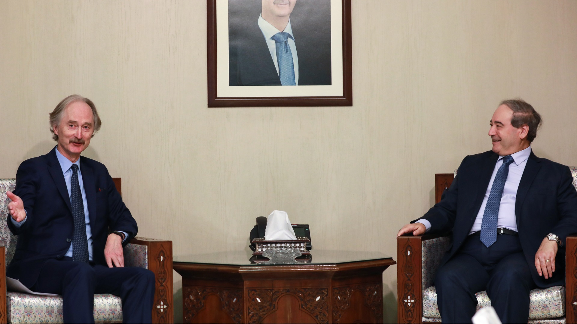 Image for the title: UN envoy sees 'step' toward Syria solution 