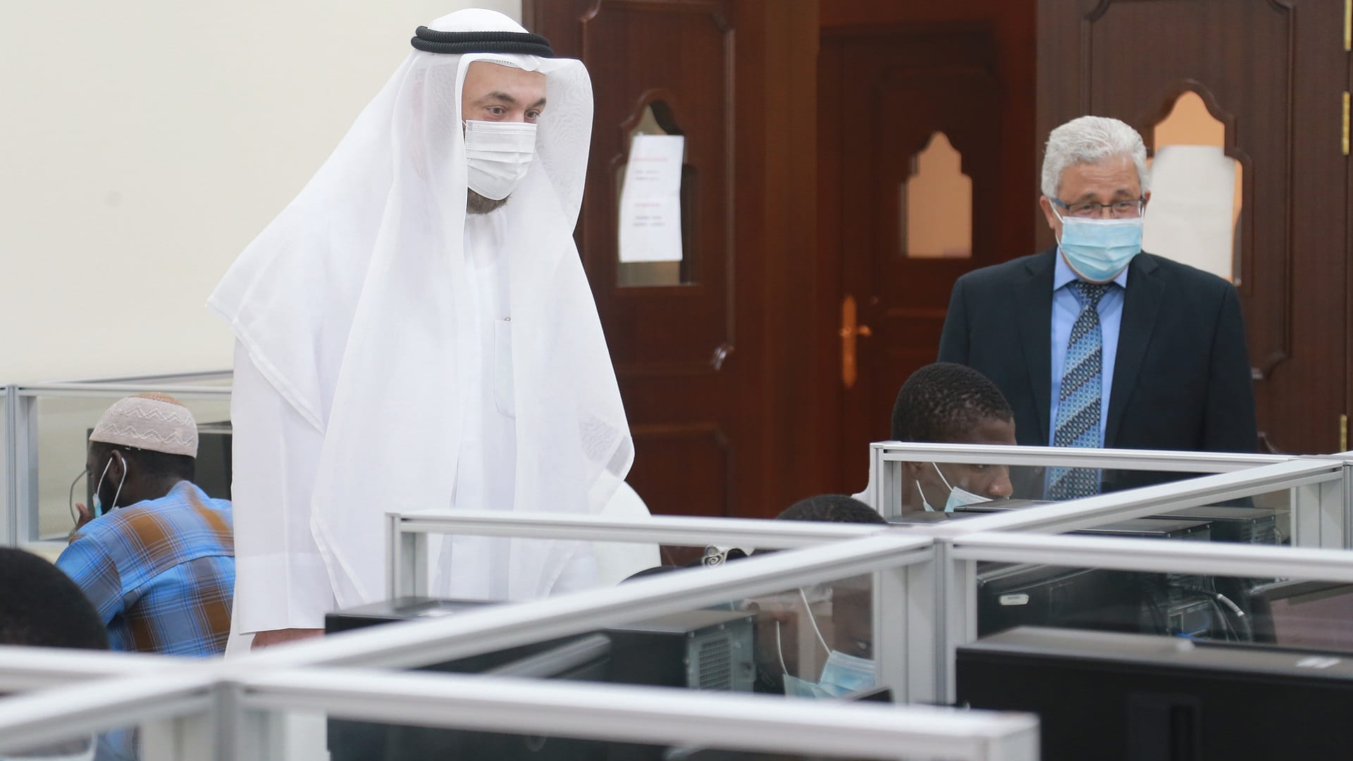 Image for the title: AQU students to take Fall’s final exams in the university 