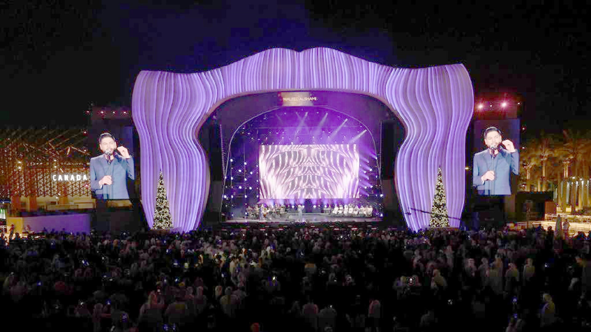 صورة بعنوان: وليد الشامي يحيي حفلاً جماهيرياً استثنائياً في "إكسبو 2020 دبي" 