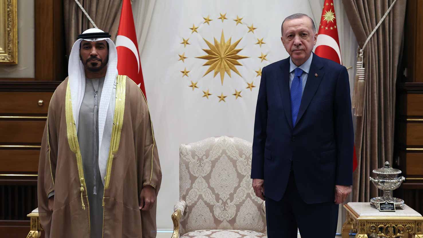 Image for the title: UAE Ambassador presents credentials to President of Turkey 