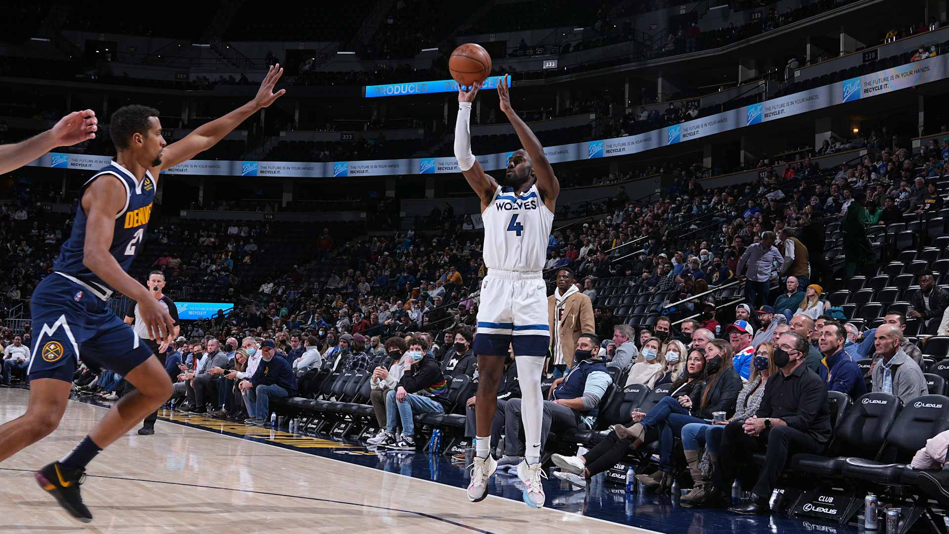 صورة بعنوان: مينيسوتا يتغلب على ناجتس في دوري كرة السلة الأميركي 