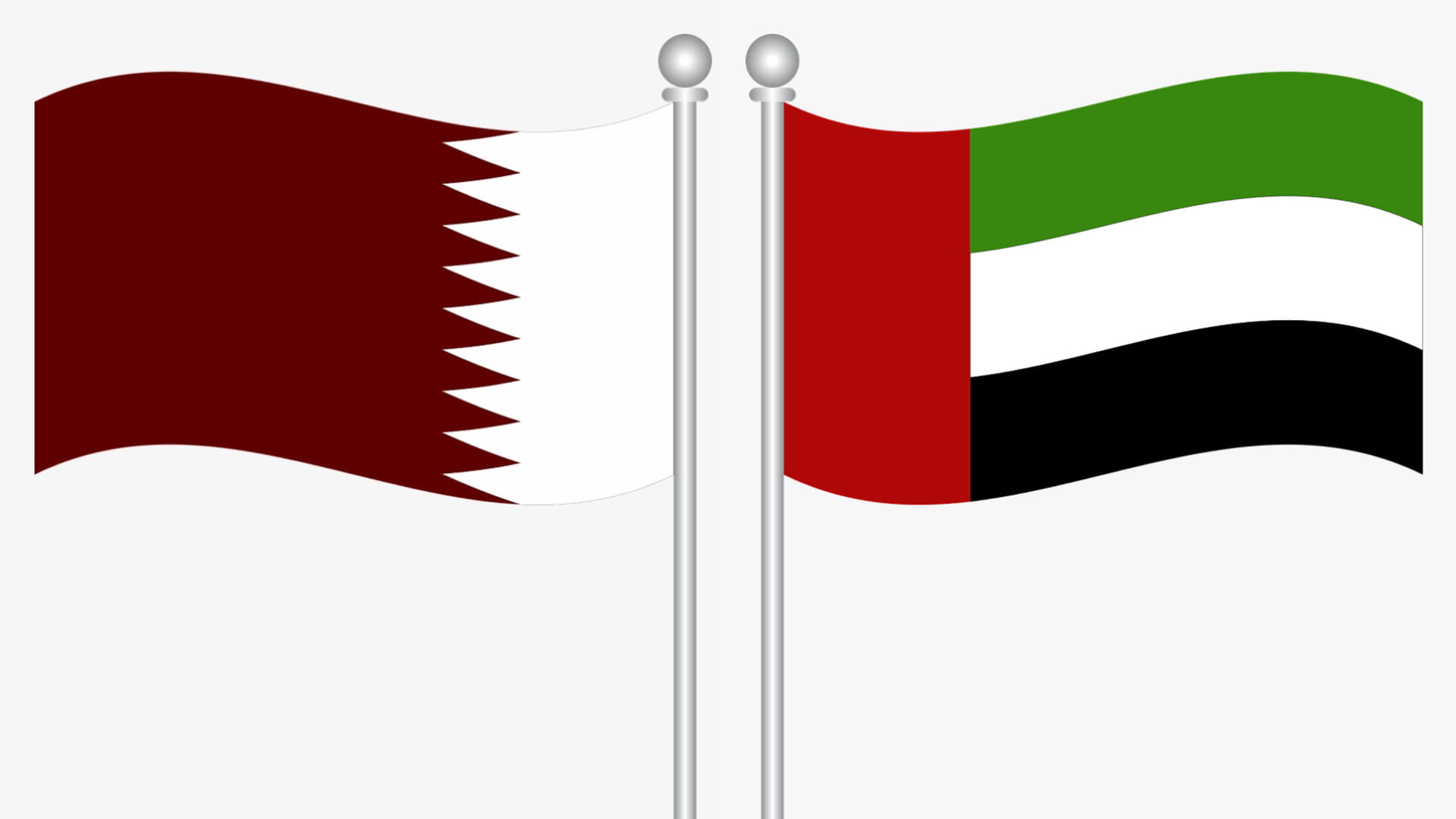 صورة بعنوان: الإمارات تحتفي باليوم الوطني القطري السبت 