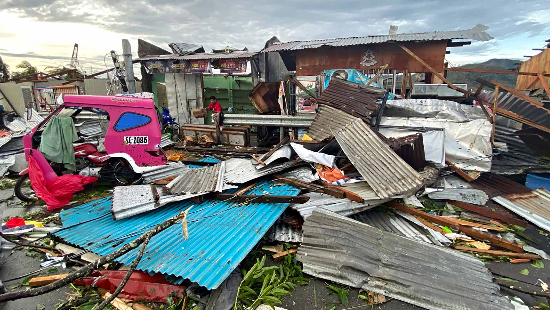 Image for the title: Typhoon death toll in Philippines' Bohol province hits 49 
