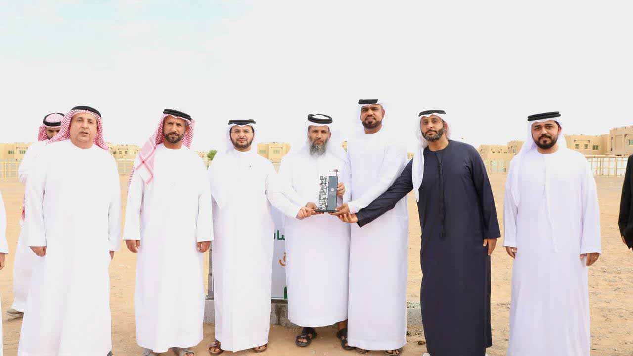 Image for the title: Al Kharous Council participates in Al Raqq Mosque foundation 